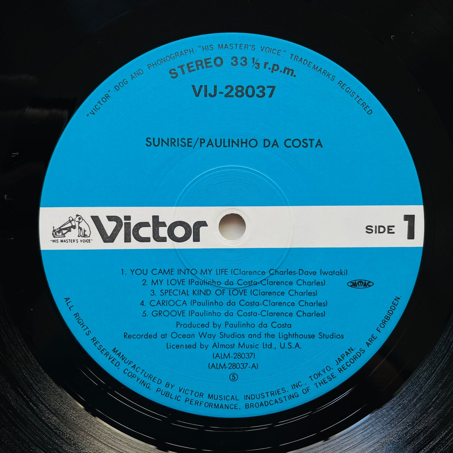 Paulinho Da Costa – Sunrise (Japanese Press)