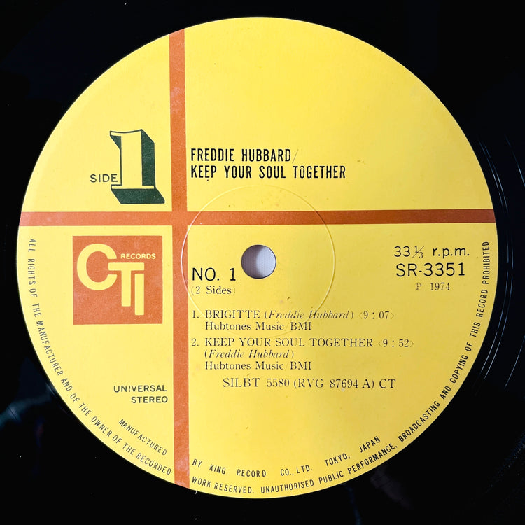 Freddie Hubbard – Keep Your Soul Together (Japanese Press) - Portal Records
