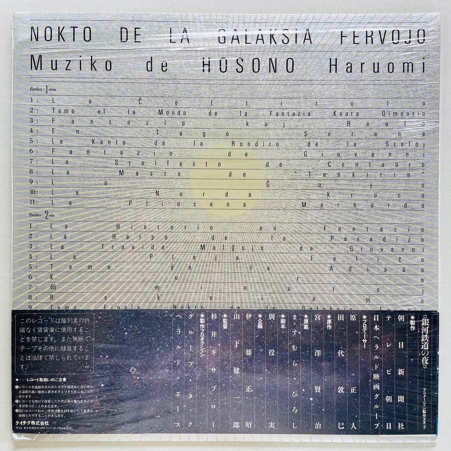 Haruomi Hosono - Night On The Galactic Railroad Soundtrack (Original)