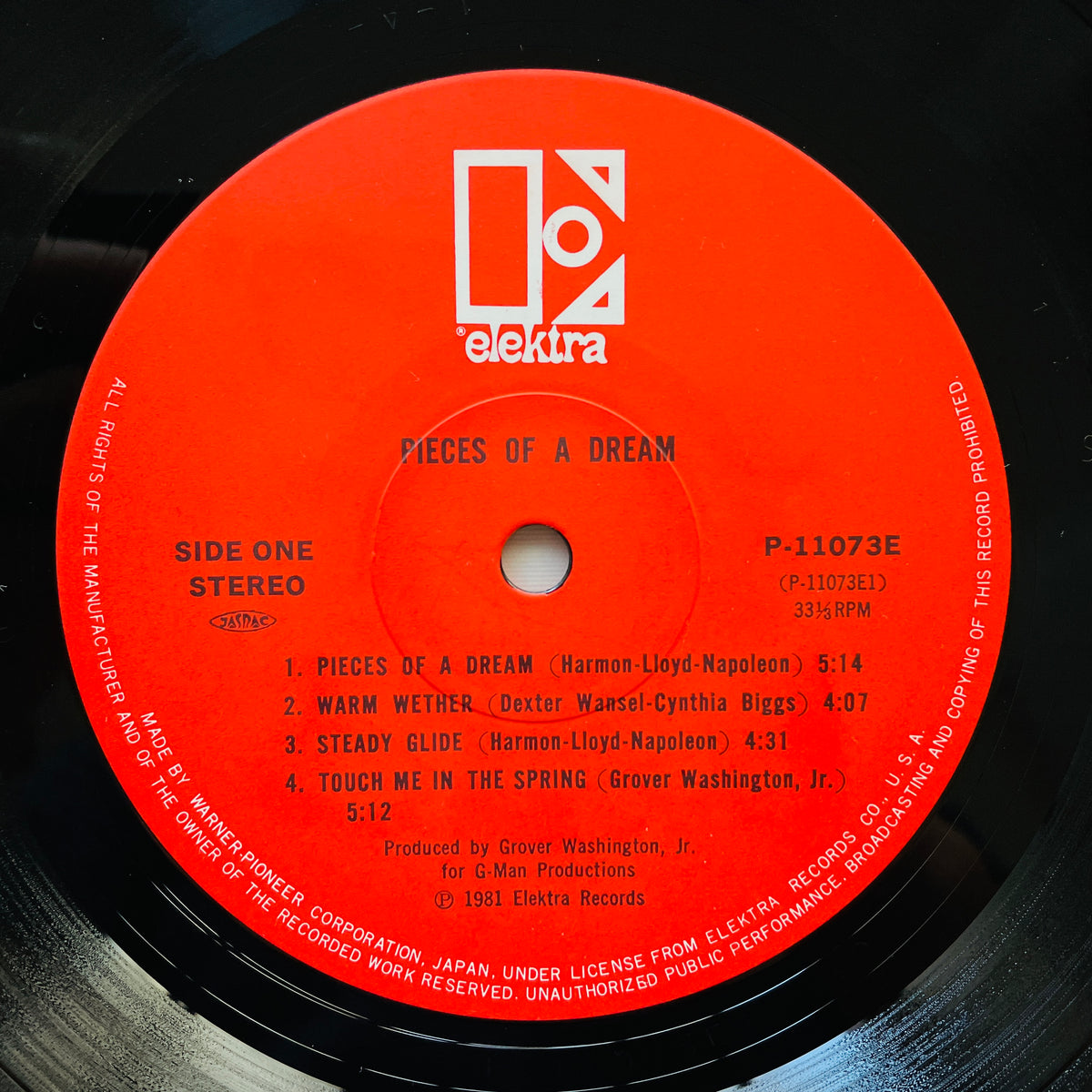 Pieces Of A Dream – Self Titled (Japanese Press) - Portal Records