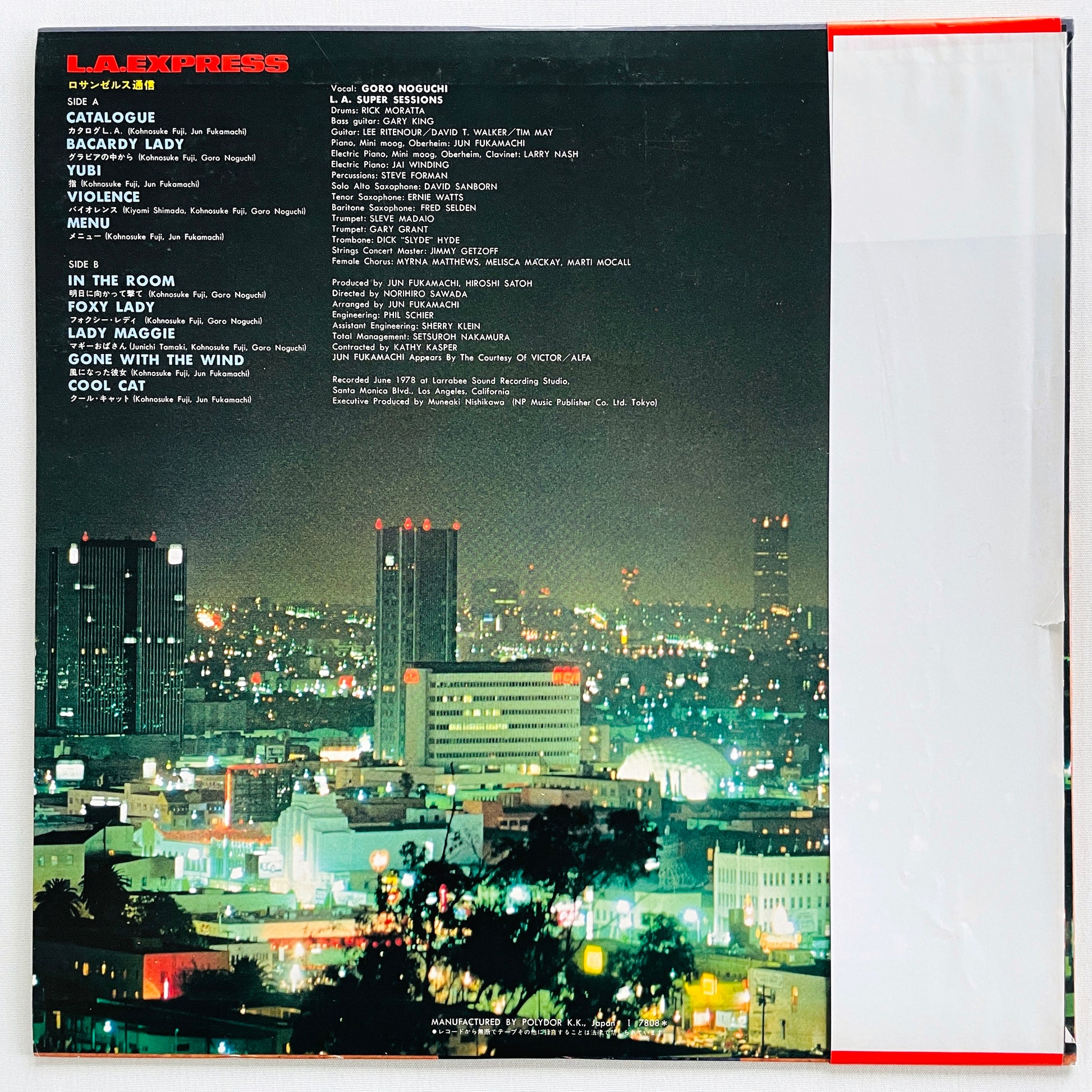 Goro Noguchi - L.A.Express (Original) - Portal Records