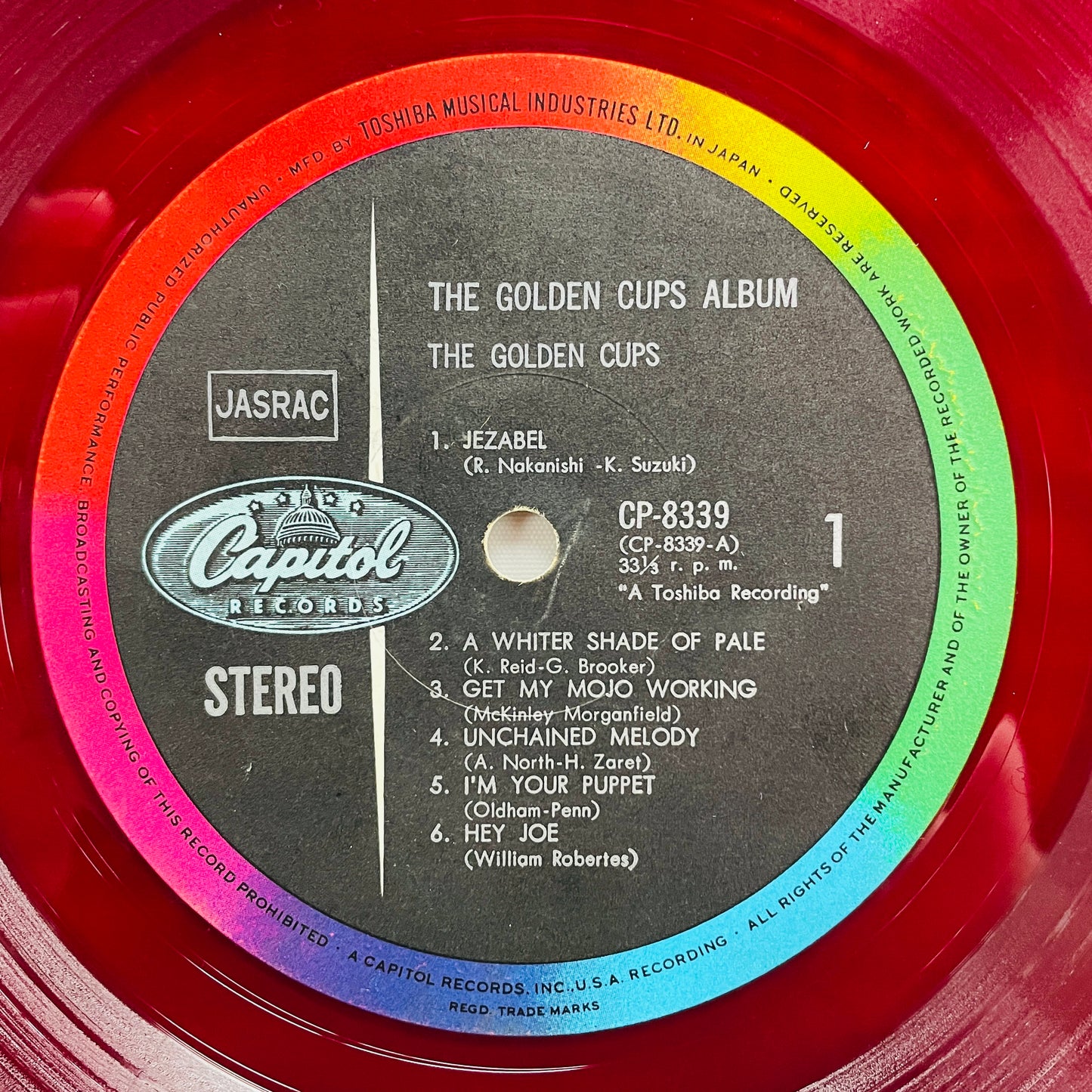 The Golden Cups - Album (Original, Red Vinyl) - Portal Records