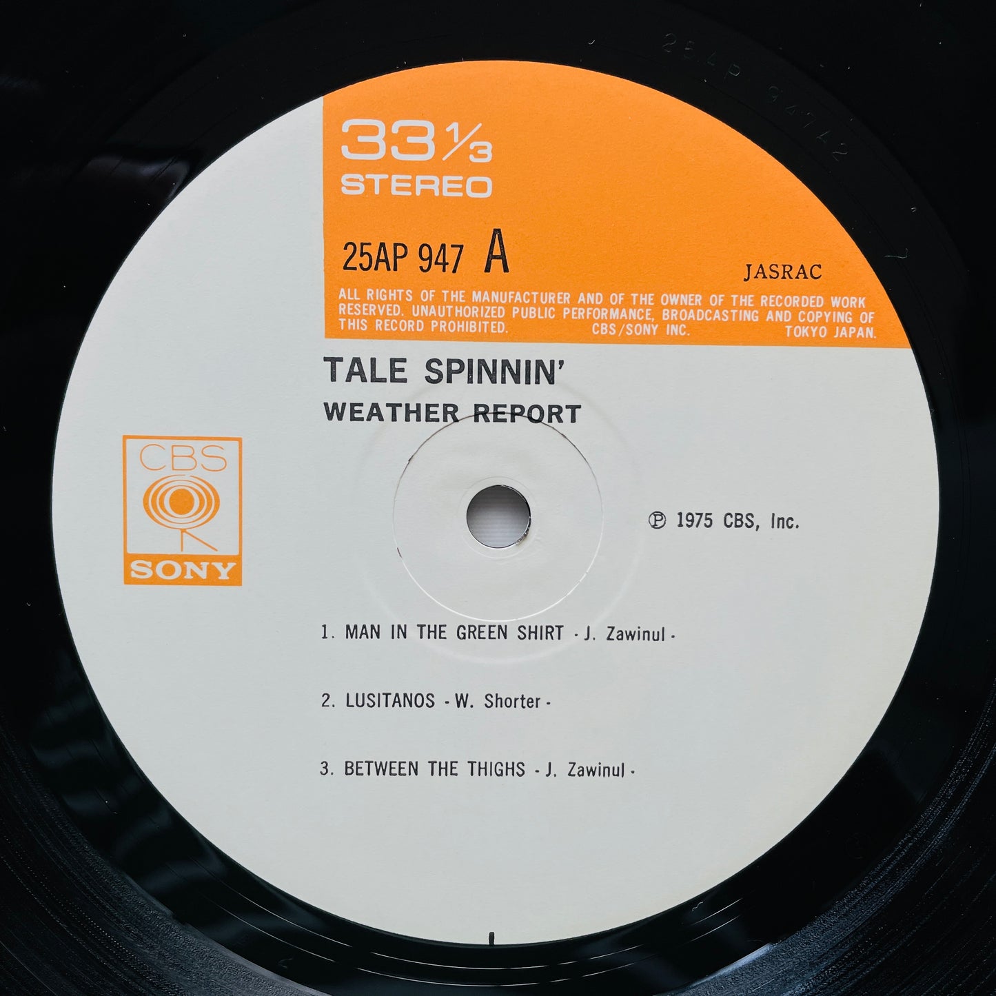 Weather Report – Tale Spinnin' (Japanese Press)