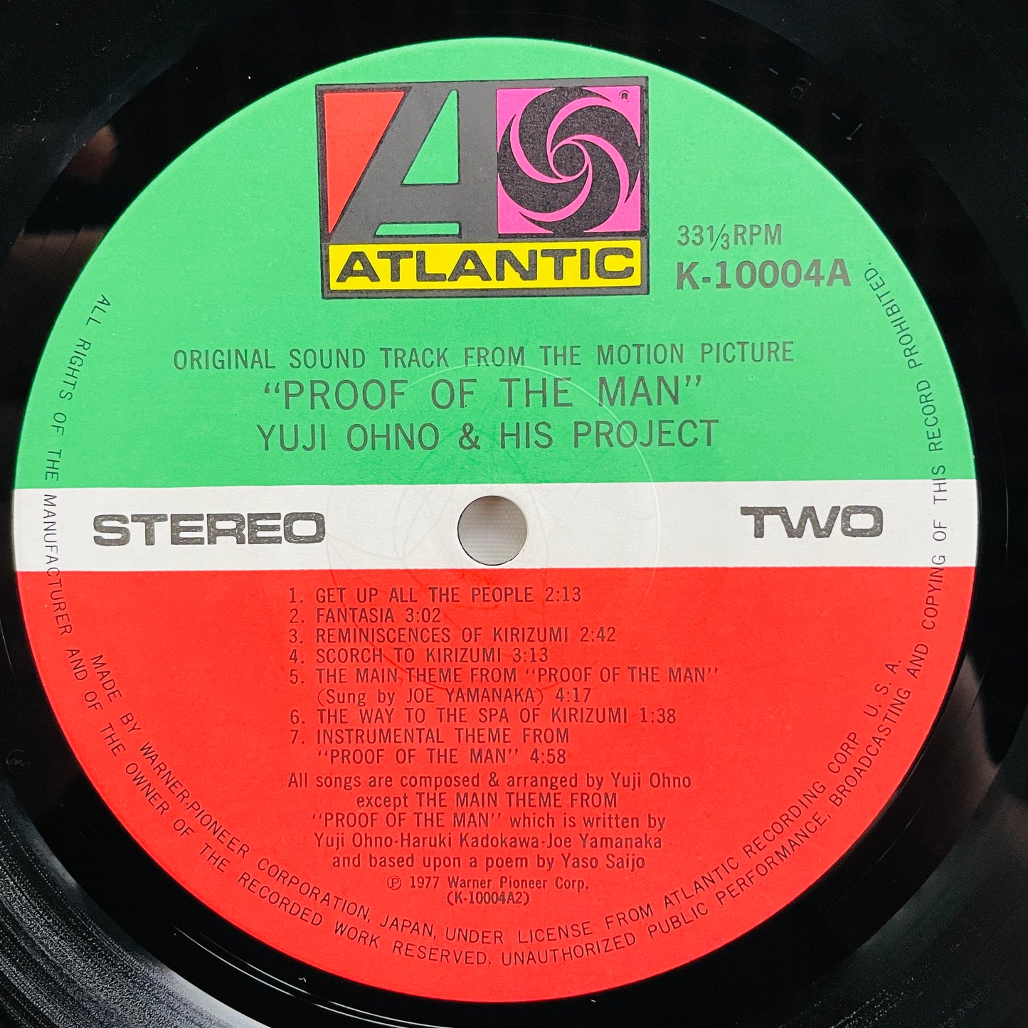 Yuji Ohno & His Project - Proof Of The Man (Original)