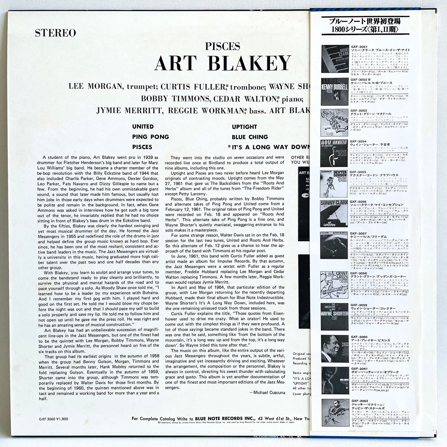 Art Blakey - Pisces (Original)