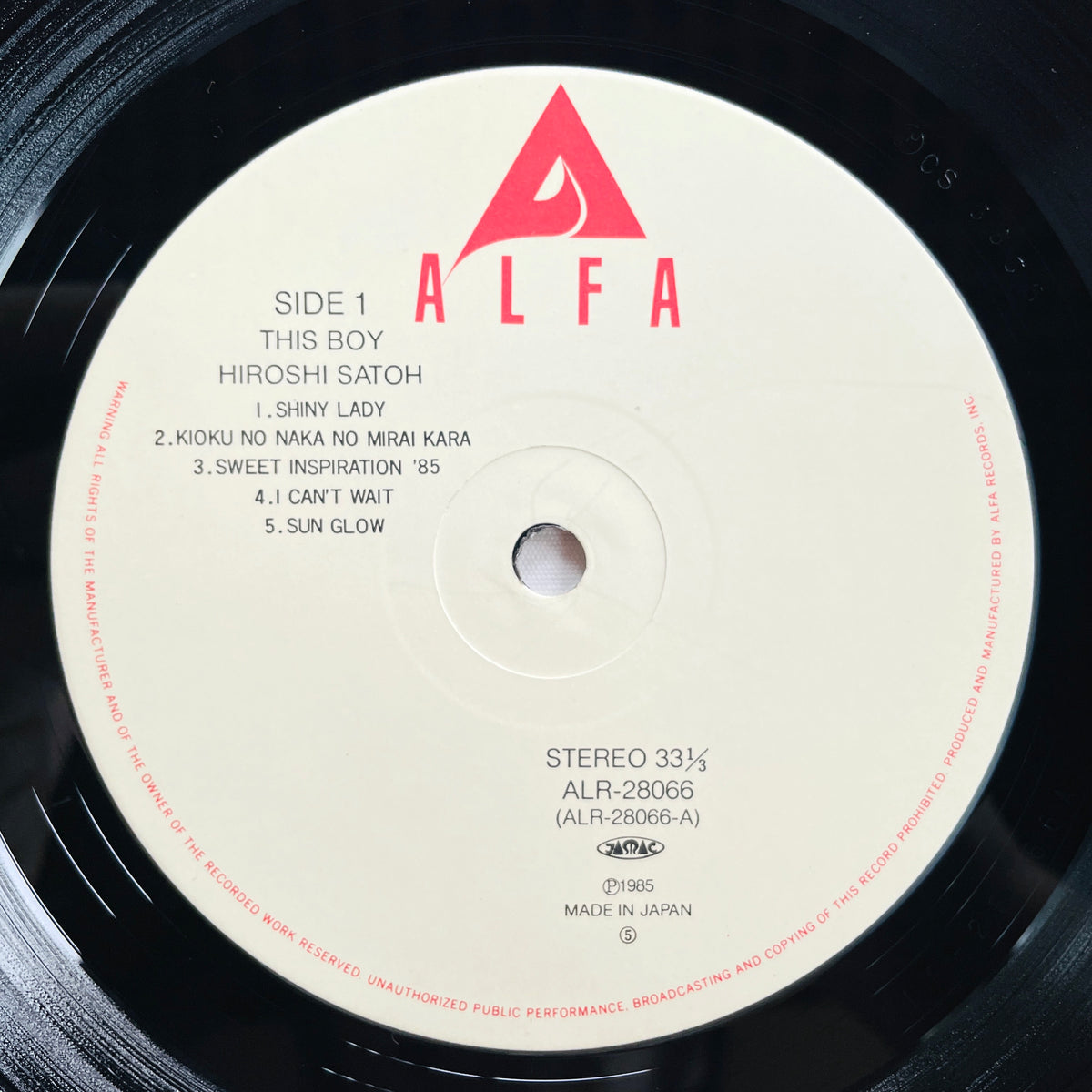 Hiroshi Satoh - This Boy (Original)