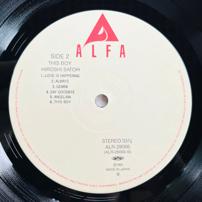 Hiroshi Satoh - This Boy (Original)