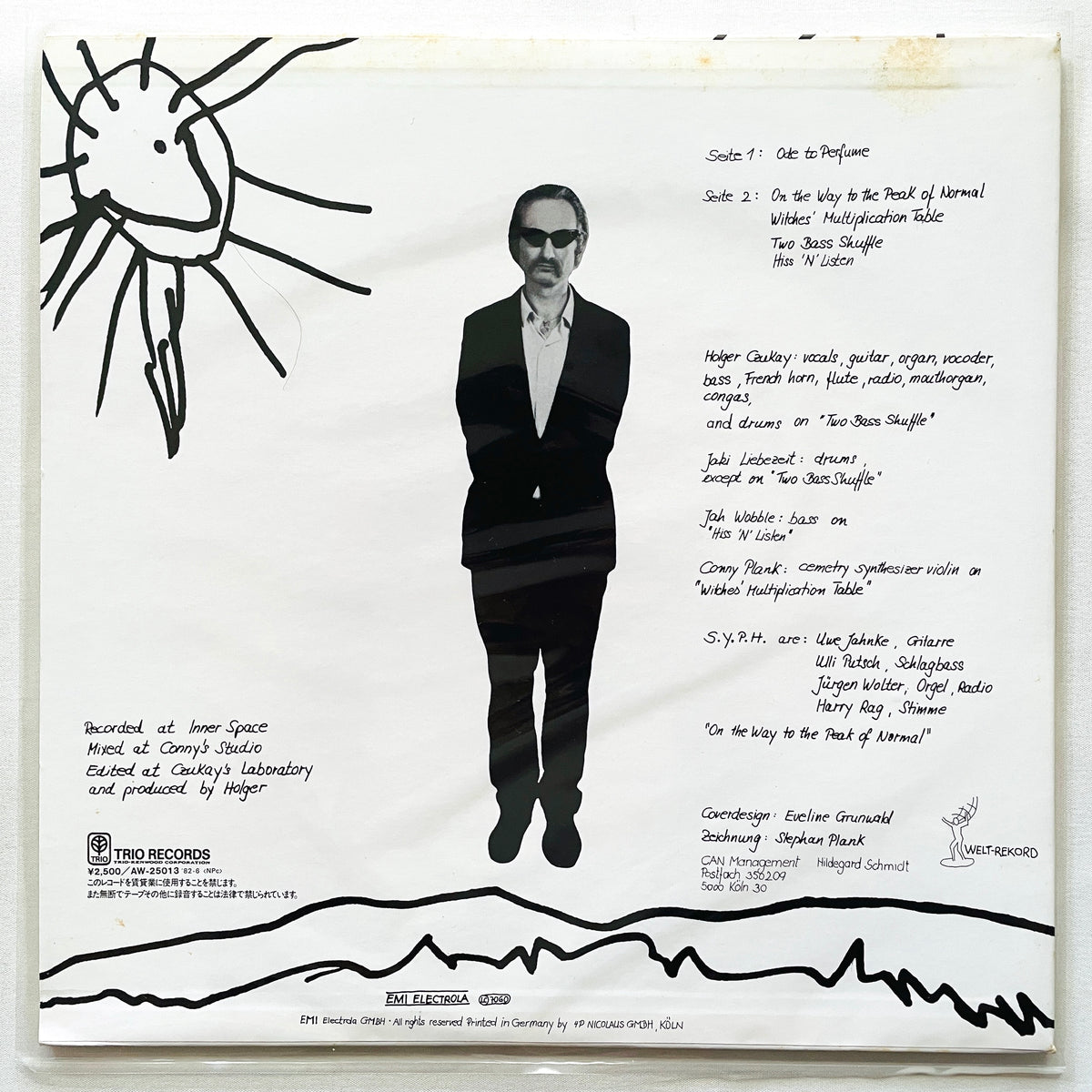 Holger Czukay – On The Way To The Peak Of Normal (Japanese Press) - Portal Records