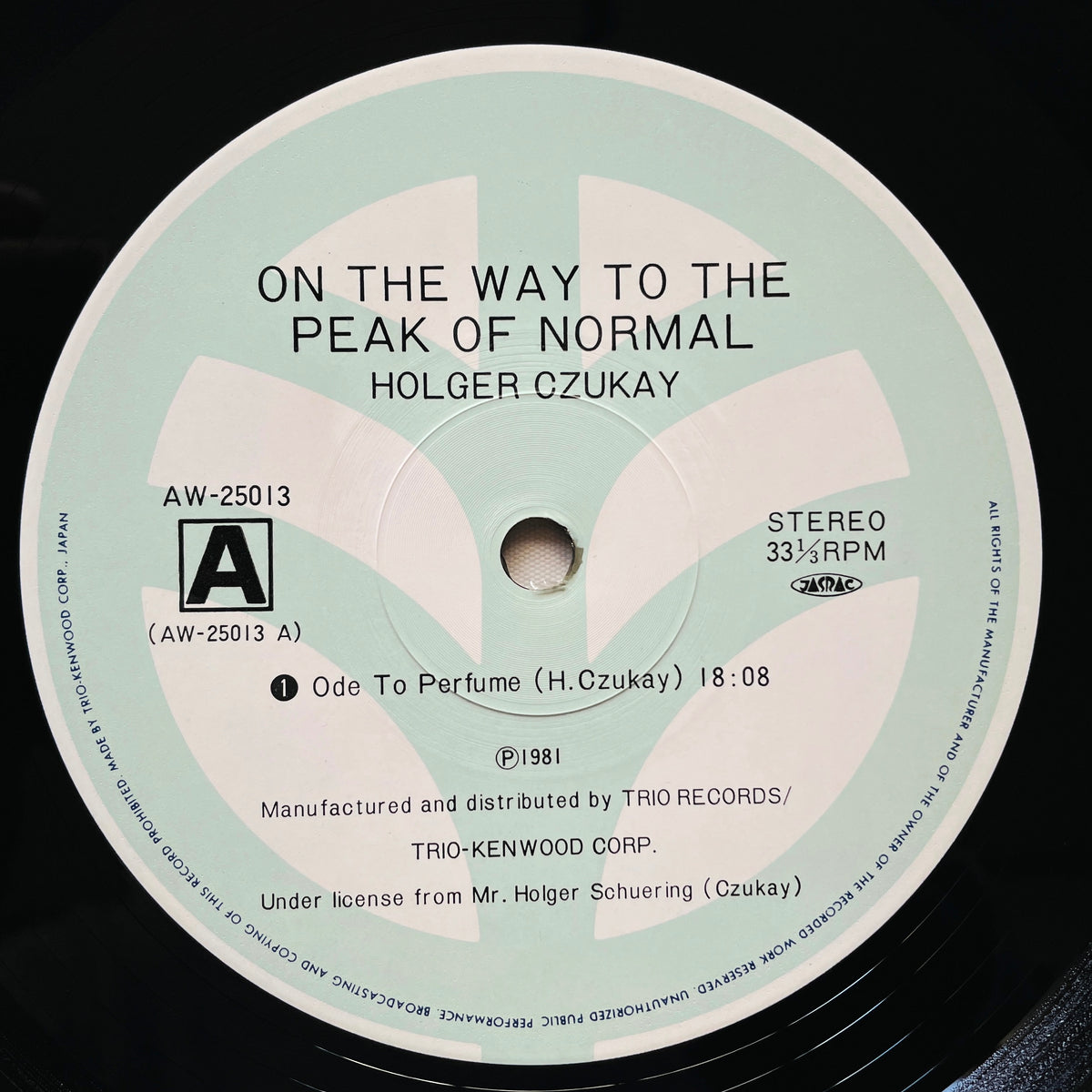 Holger Czukay – On The Way To The Peak Of Normal (Japanese Press) - Portal Records
