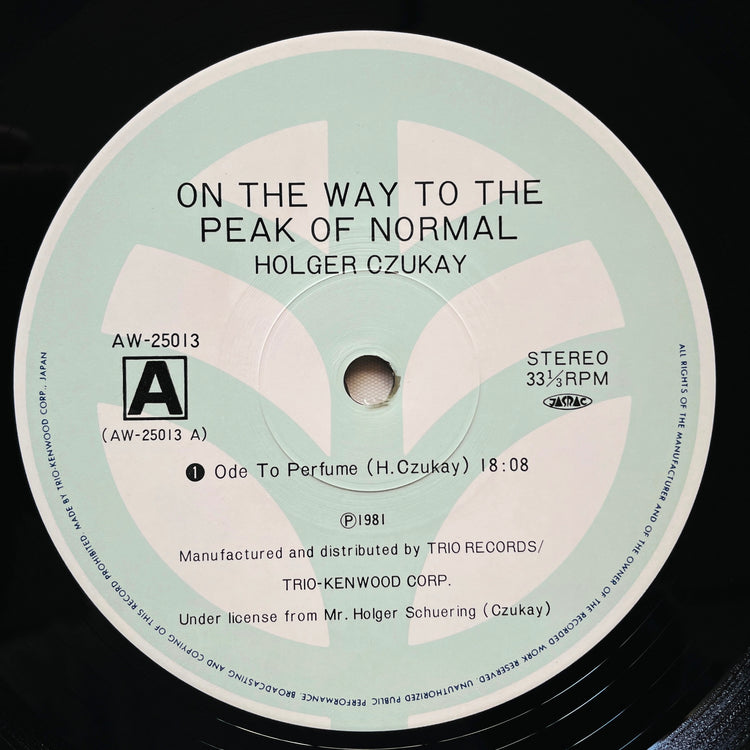 Holger Czukay – On The Way To The Peak Of Normal (Japanese Press) - Portal Records
