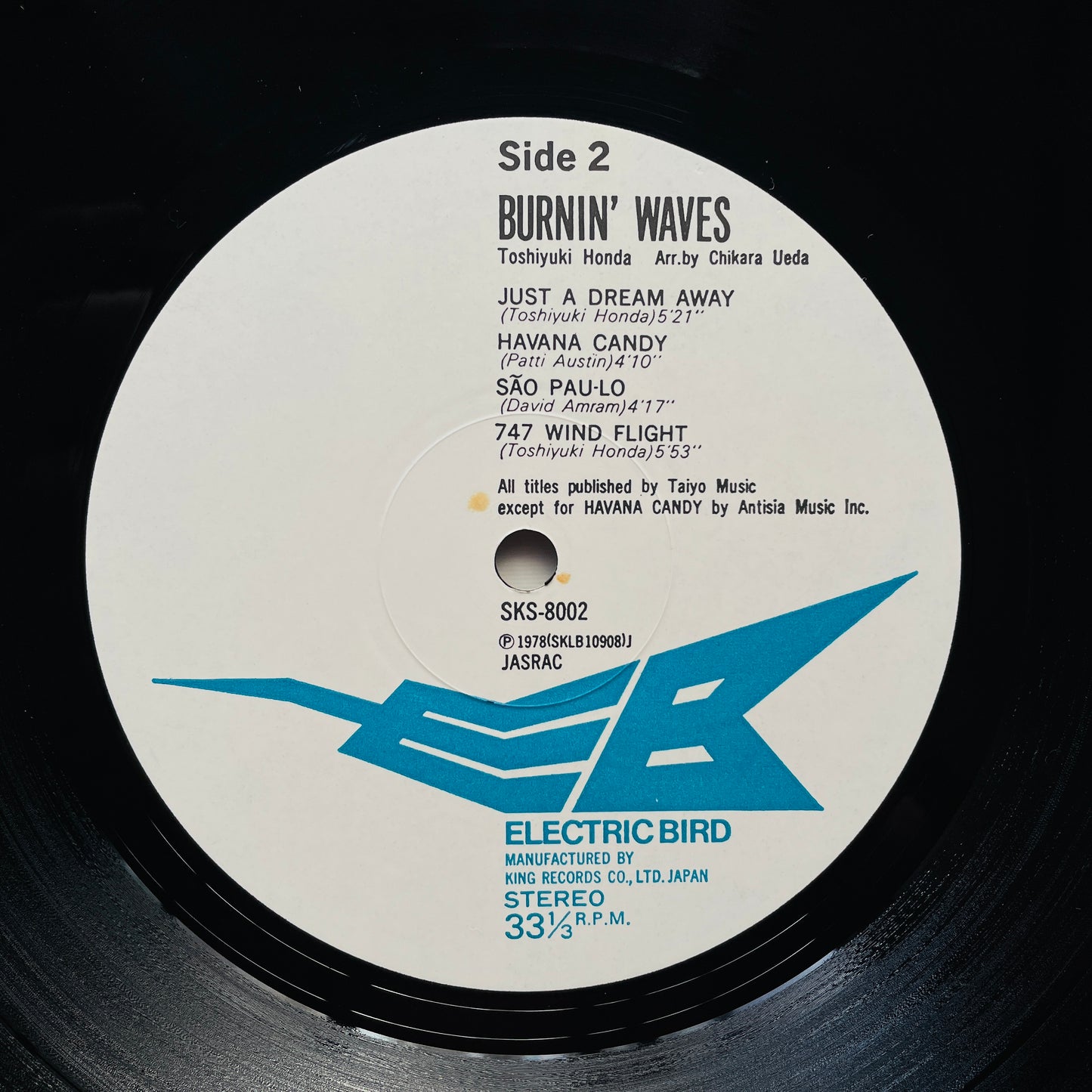 Toshiyuki Honda – Burnin' Waves (Original)