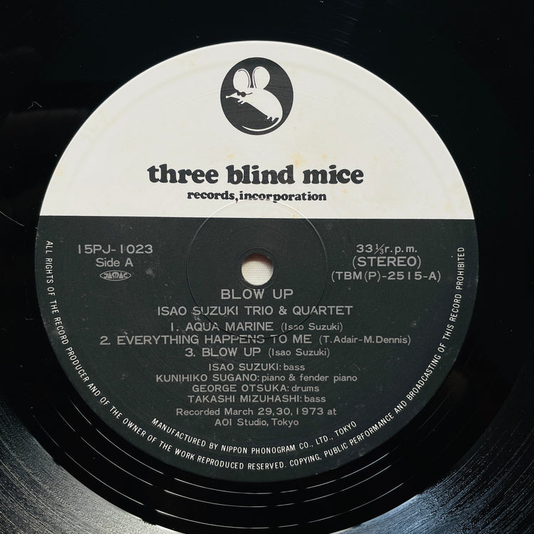 Isao Suzuki - Blow Up (3rd Pressing)