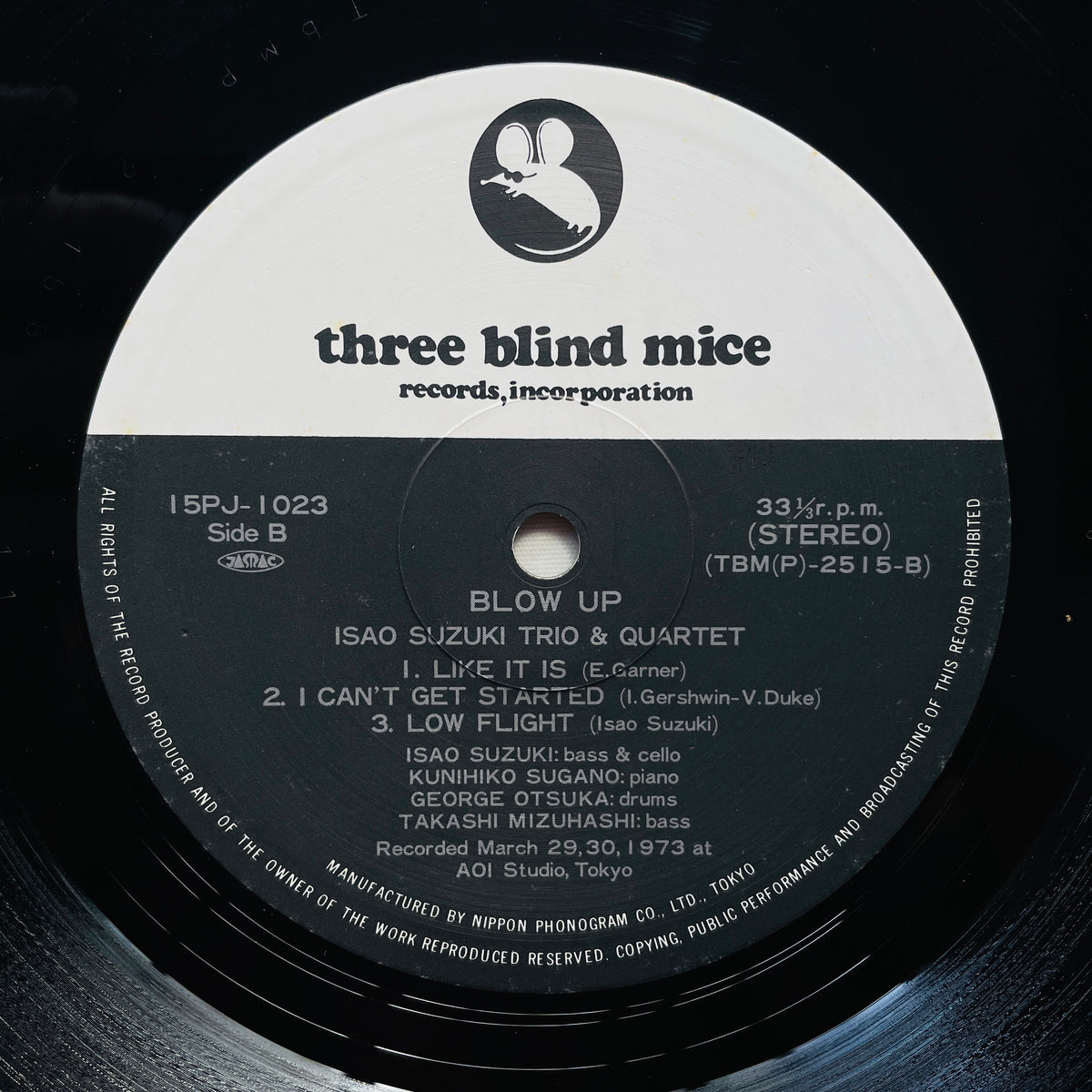 Isao Suzuki - Blow Up (3rd Pressing)