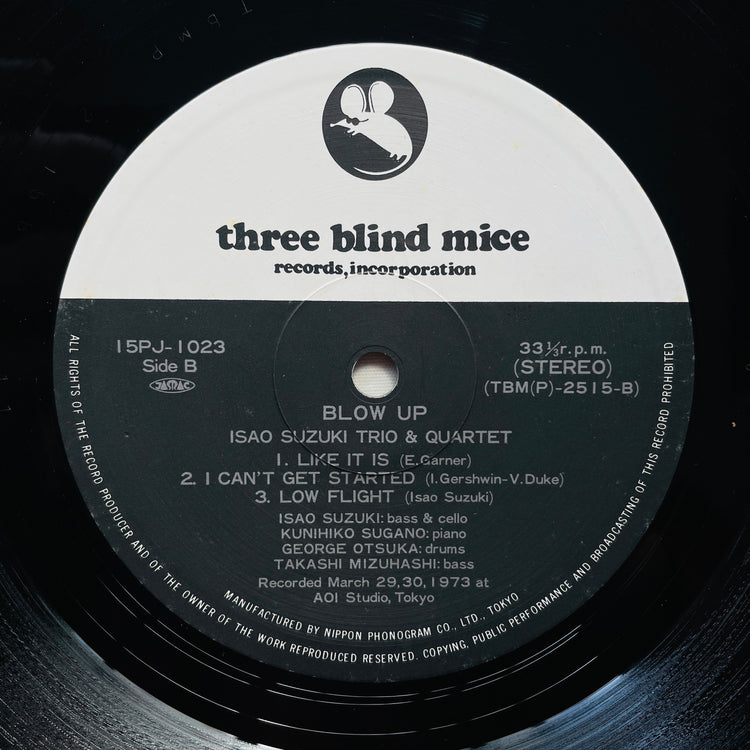 Isao Suzuki - Blow Up (3rd Pressing)