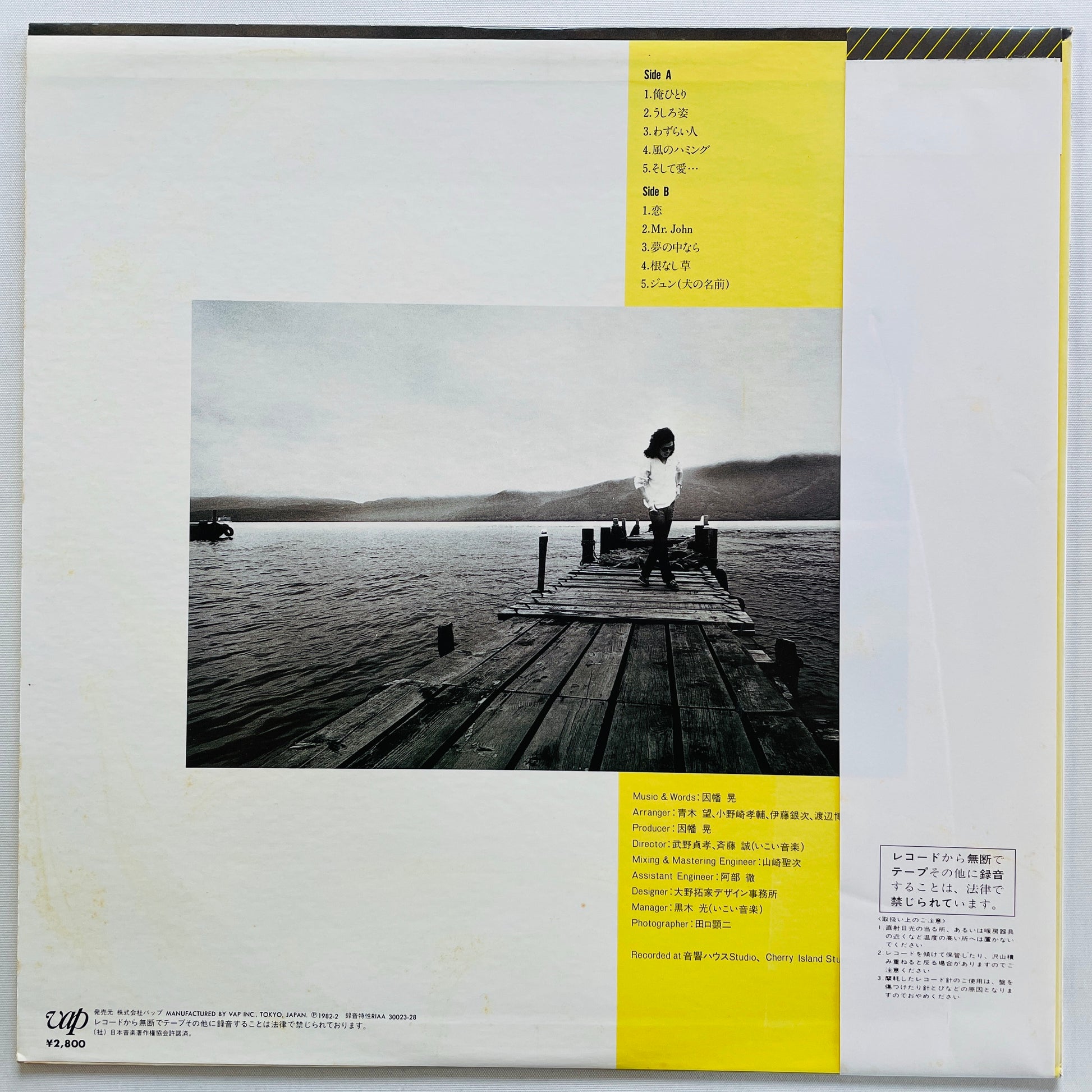 Akira Inaba - Watashi niwa Anata ga Aru (Original) - Portal Records