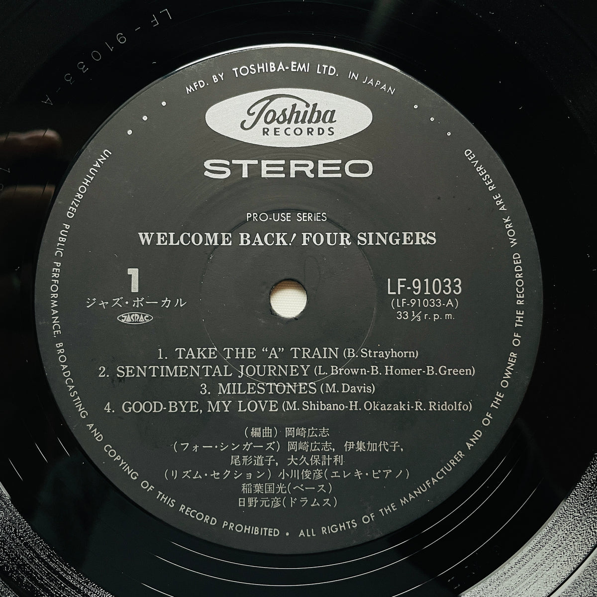 Four Singers – Welcome Back! (Original)