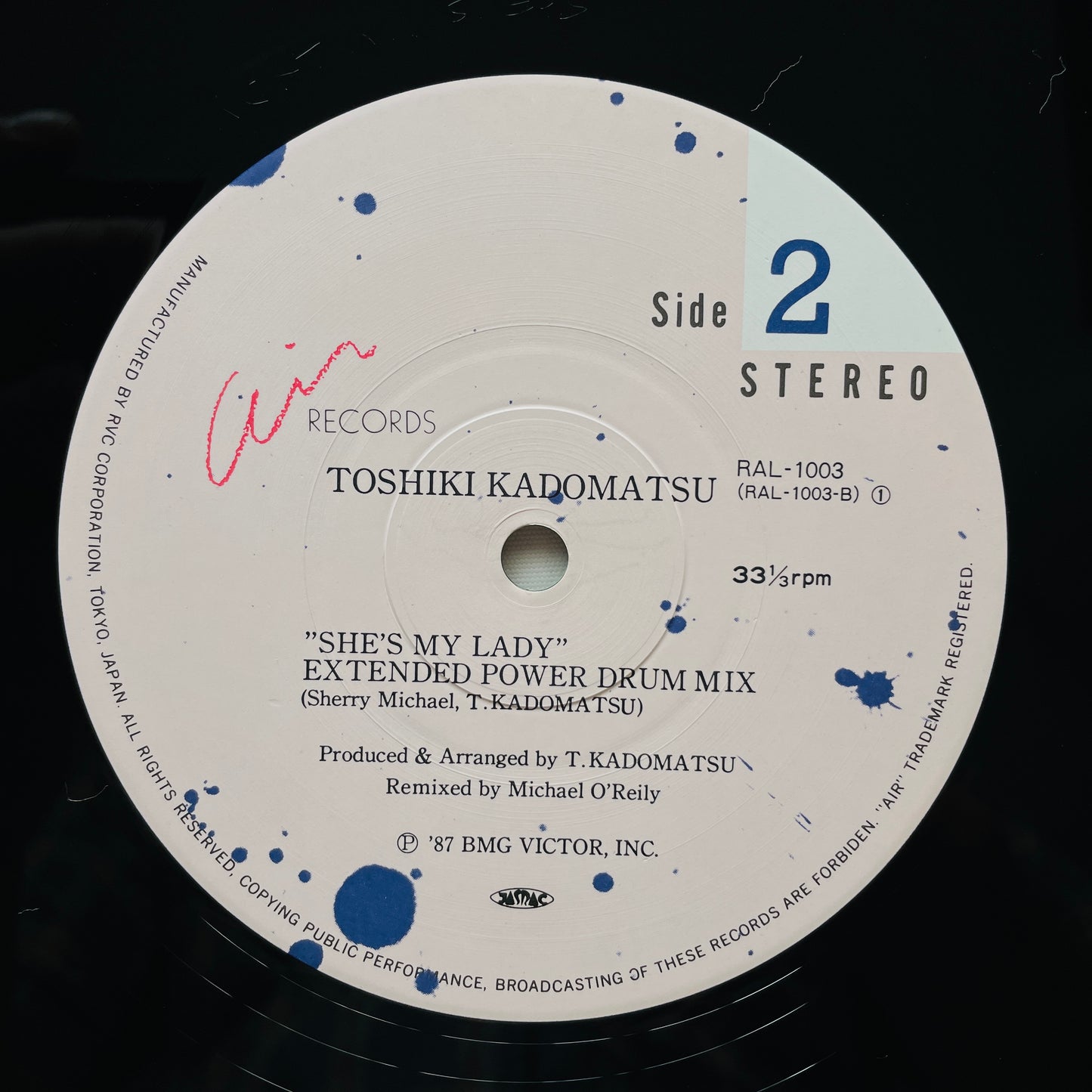 Toshiki Kadomatsu - She's My Lady (Original 12")