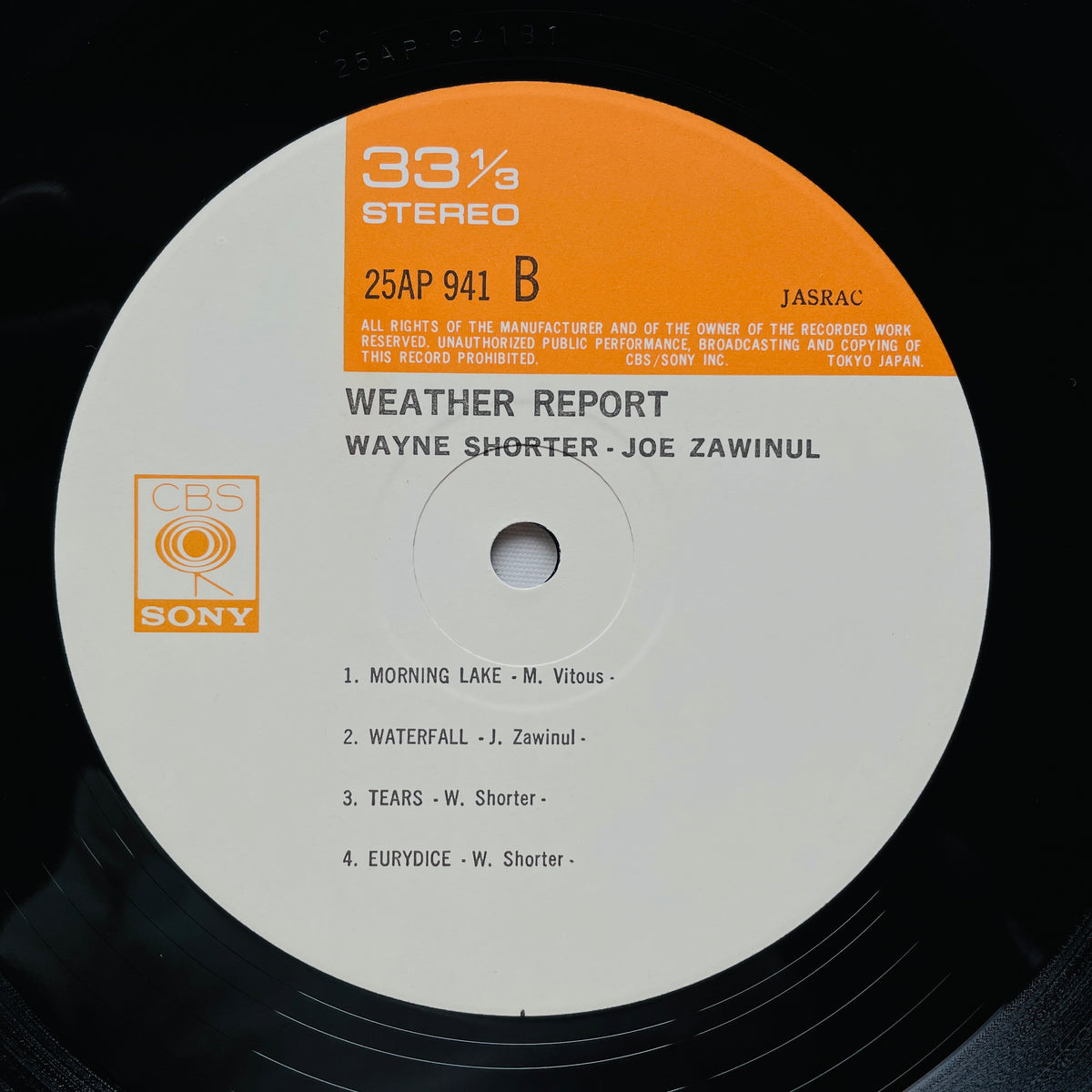 Weather Report - Self Titled (Japanese Pressing)