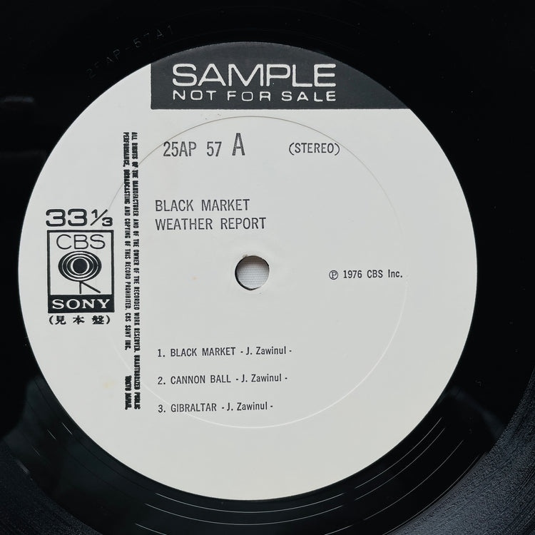 Weather Report – Black Market (Promo, Japanese Pressing)