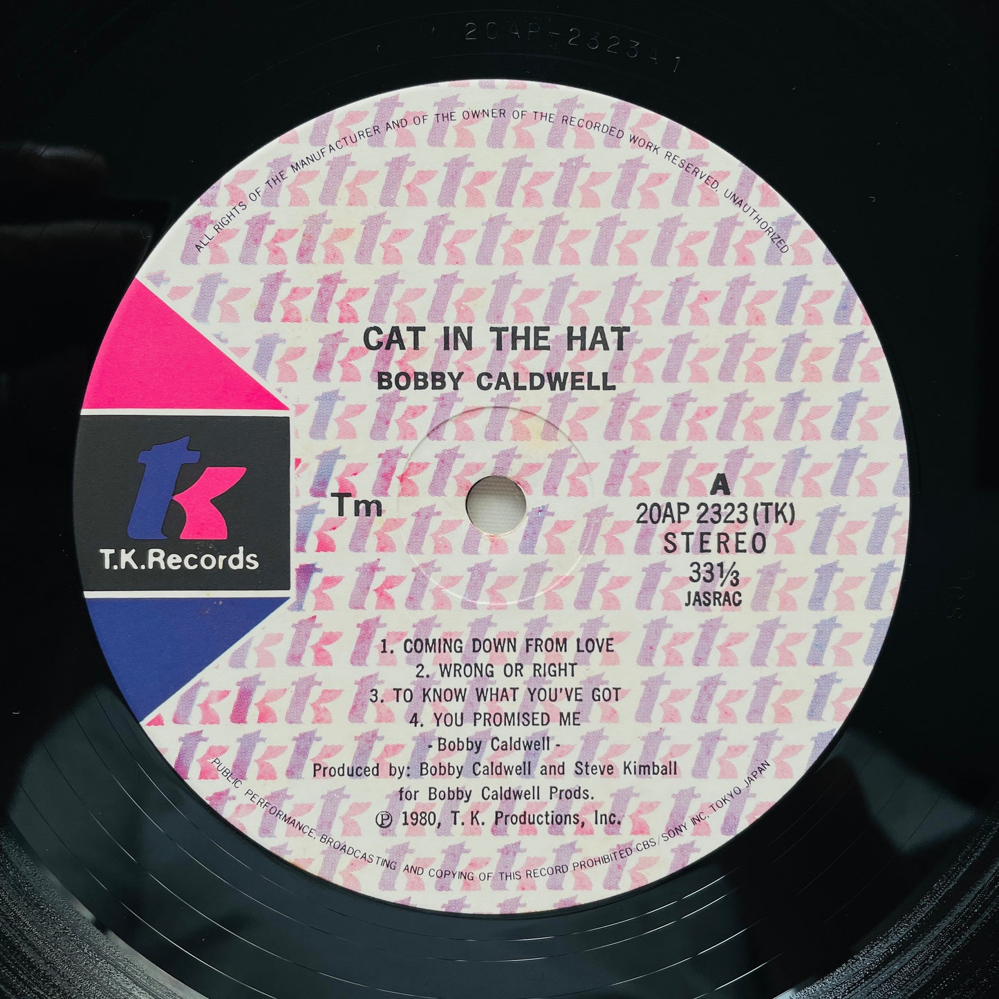 Bobby Caldwell – Cat In The Hat (Japanese Press)