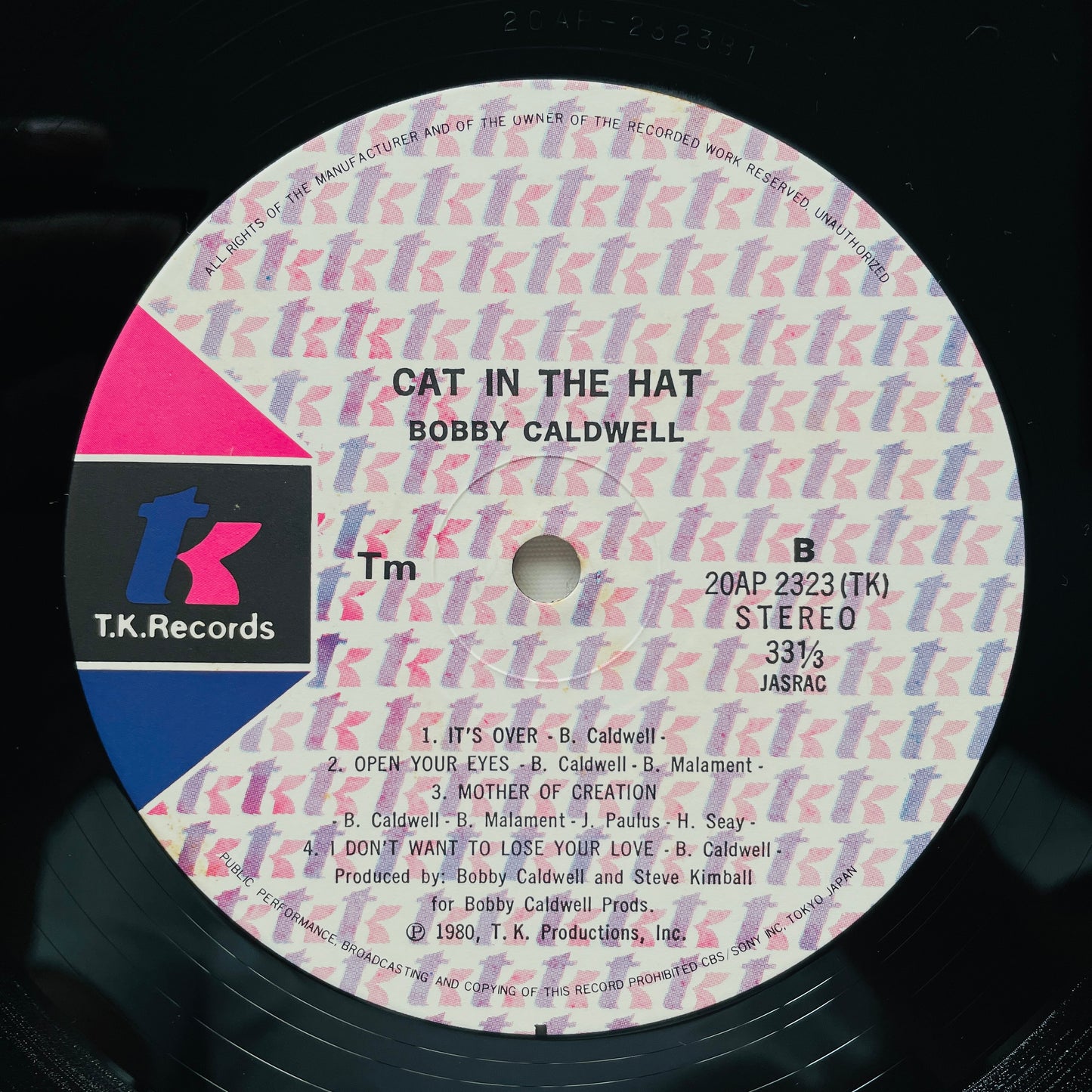 Bobby Caldwell – Cat In The Hat (Japanese Press)