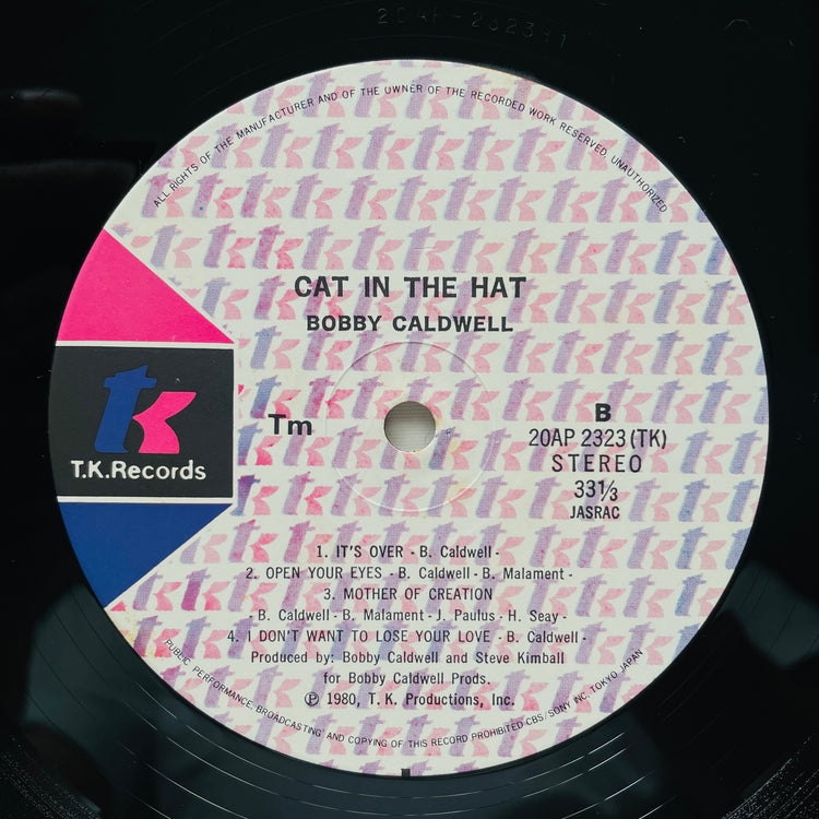 Bobby Caldwell – Cat In The Hat (Japanese Press)