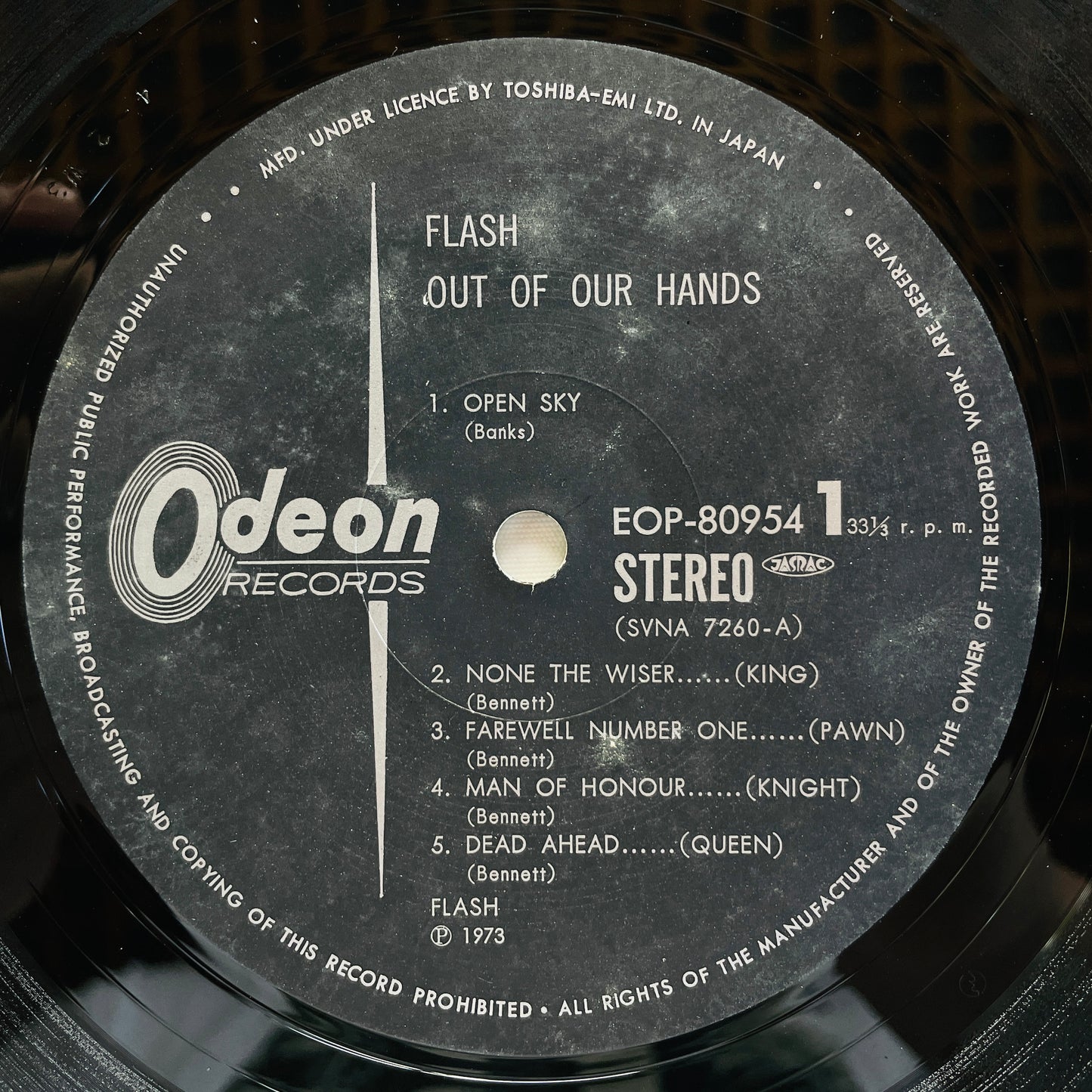 Flash – Out Of Our Hands (Japanese Pressing)