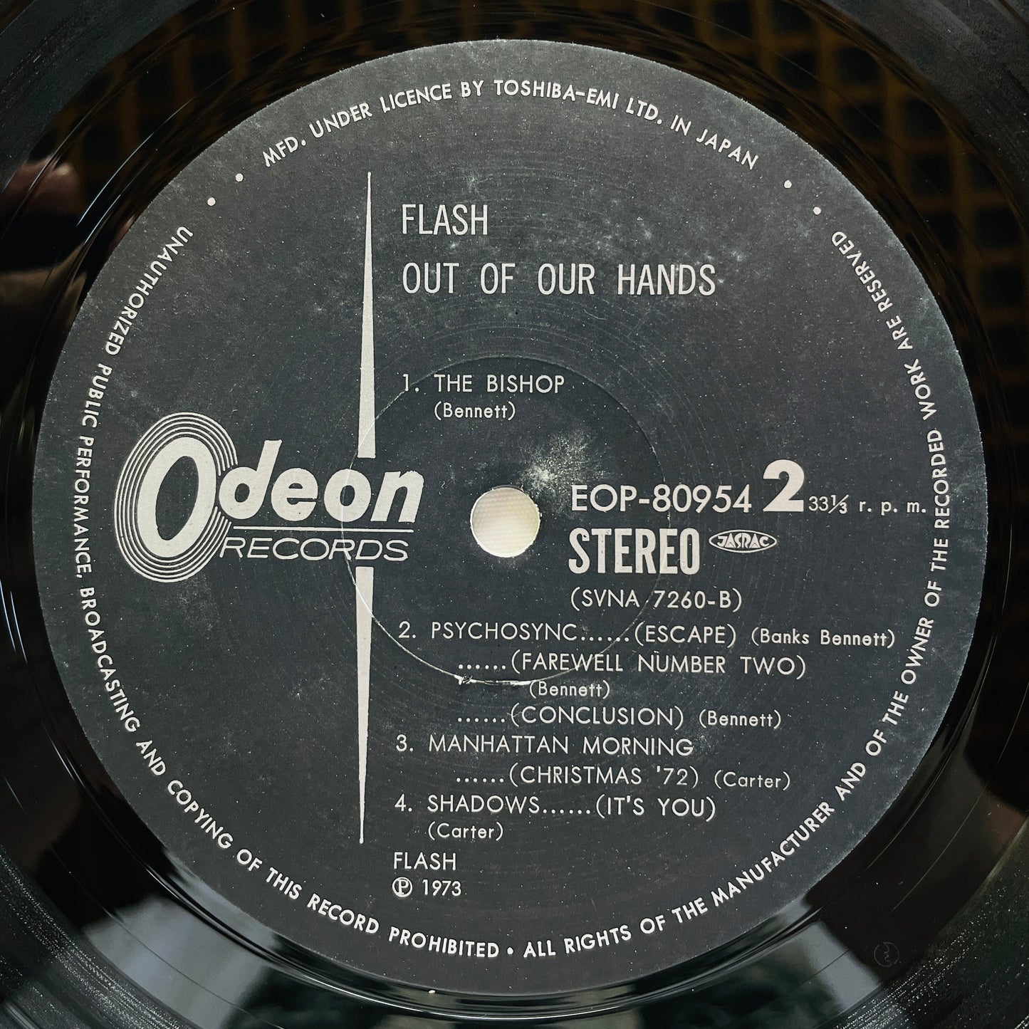 Flash – Out Of Our Hands (Japanese Pressing)