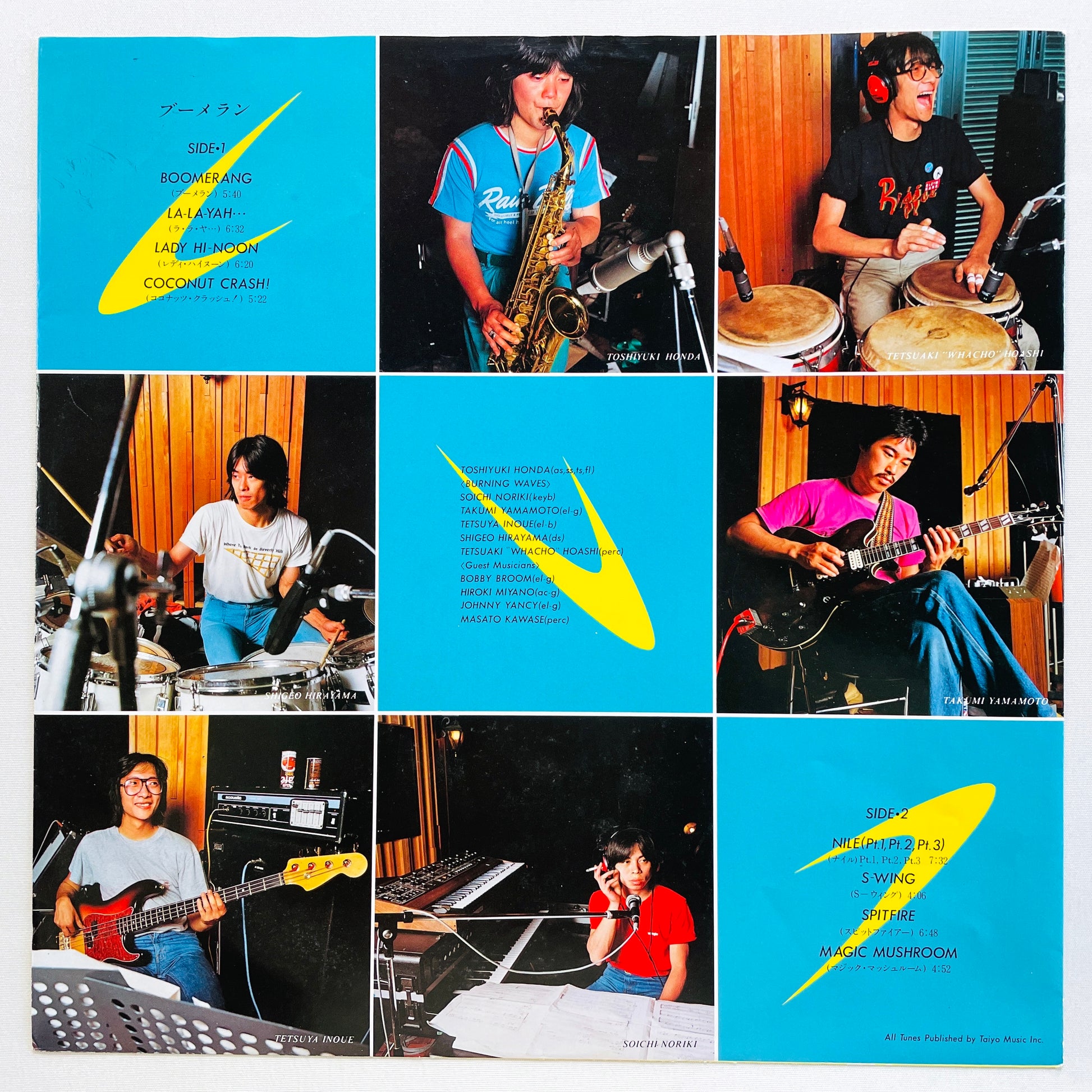 Toshiyuki Honda & Burning Waves – Boomerang (Original) - Portal Records