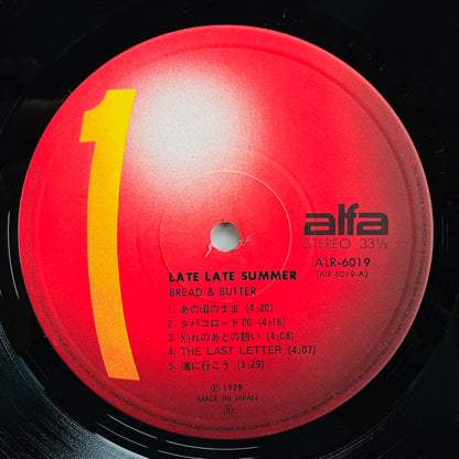 Bread & Butter – Late Late Summer (Original, Red Labels)