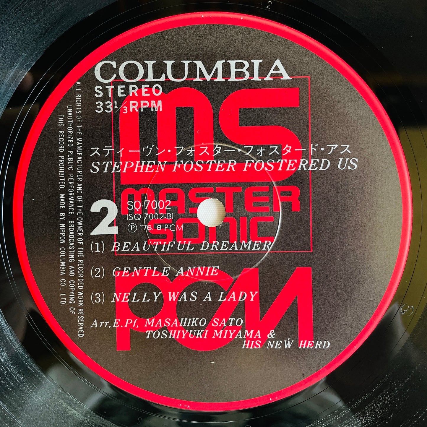 Toshiyuki Miyama & His New Herd – Stephen Foster Fostered Us (Original)