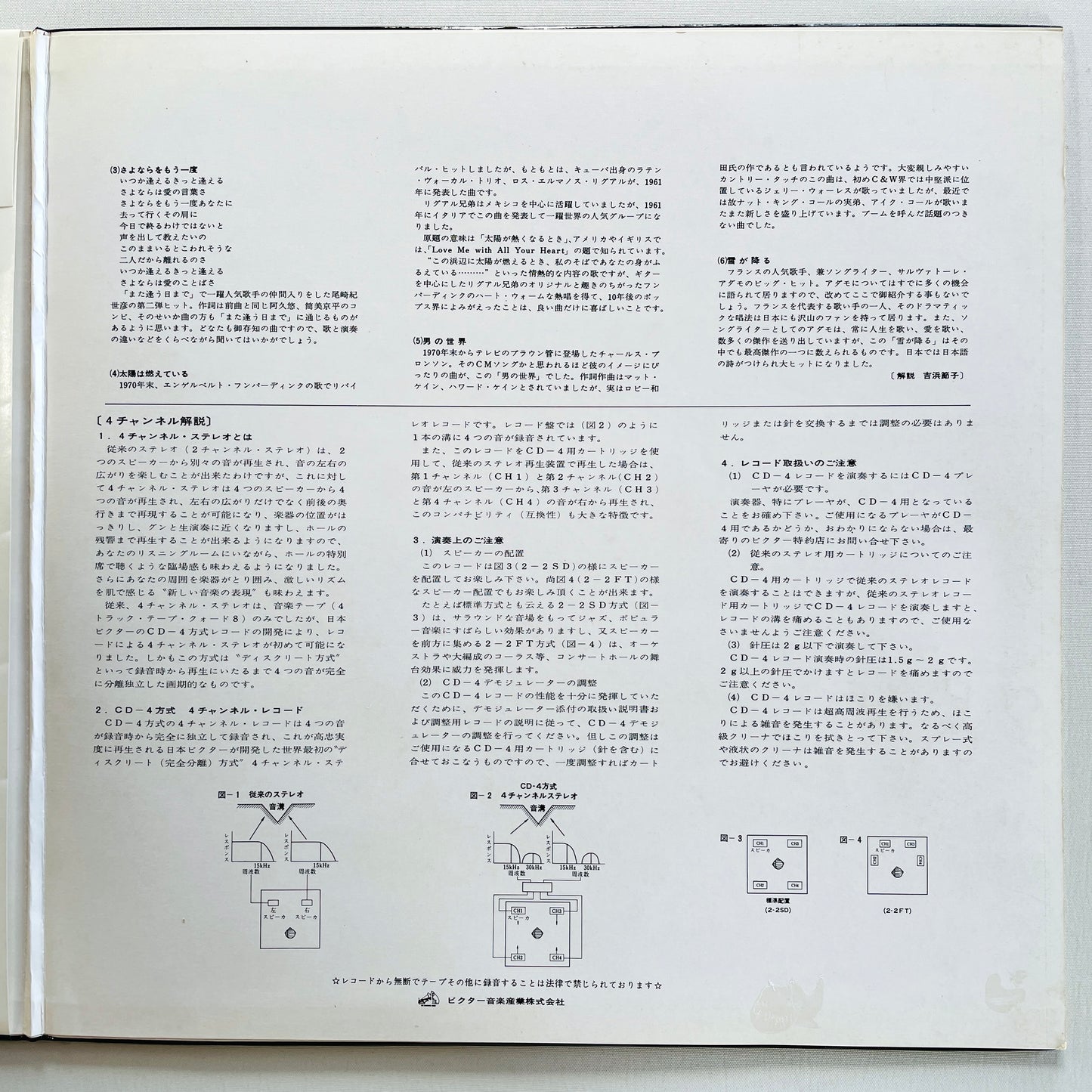 Masahiko Sato & 1864 Cotton Field Rock Band - Kyoui no Moog Sound (Original, Quadraphonic) - Portal Records