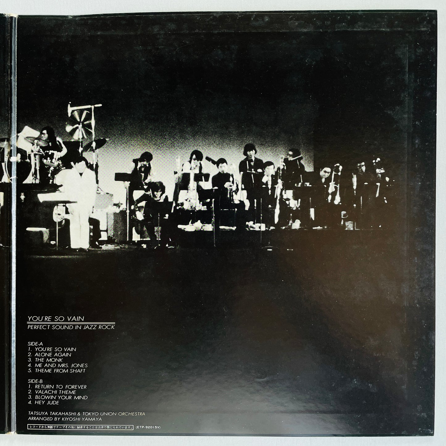 Tatsuya Takahashi & Tokyo Union – You're So Vain (Original, Quadrophonic)