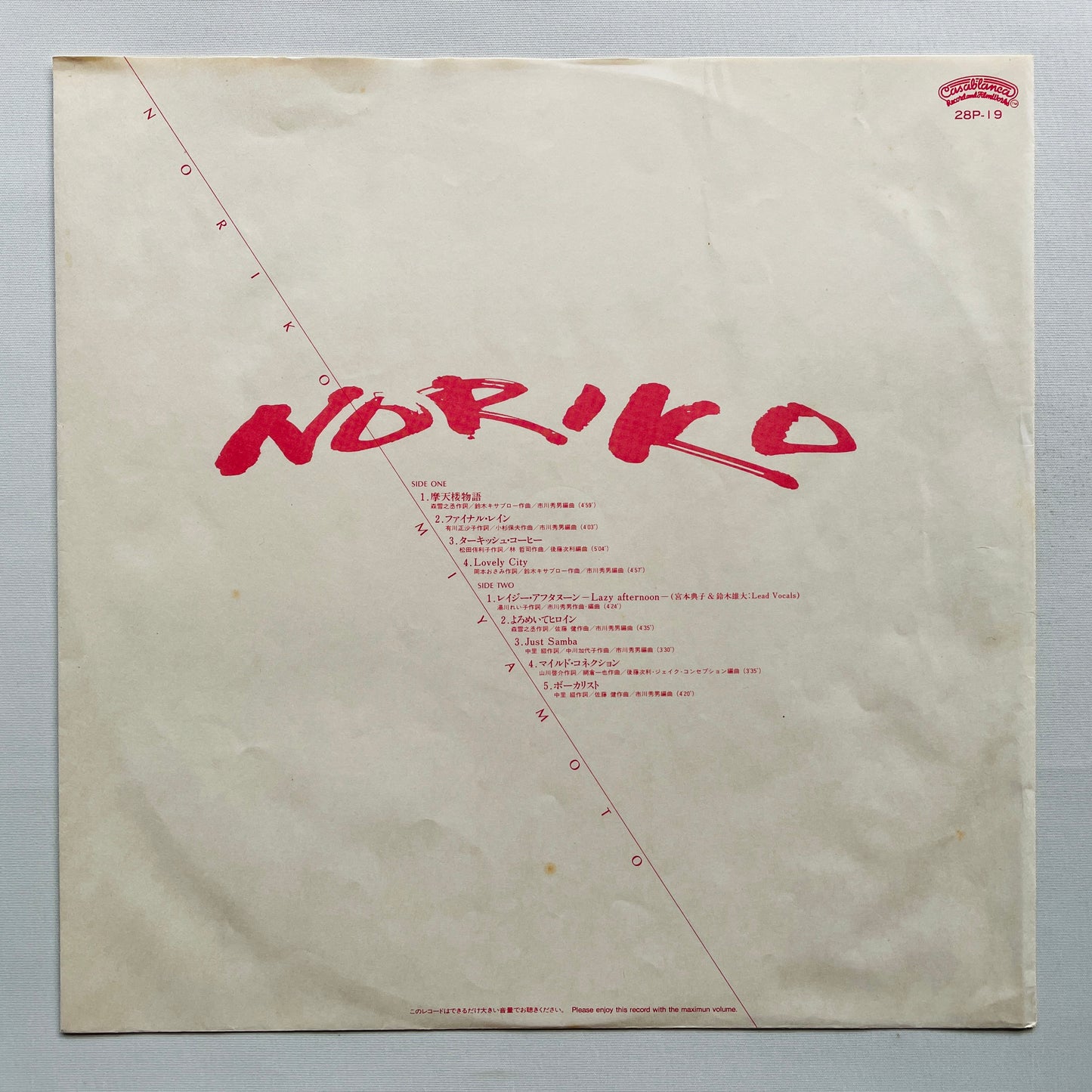 Noriko Miyamoto – Noriko (Original)