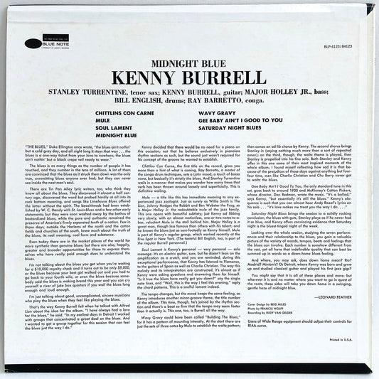 Kenny Burrell - Midnight Blue (Black B Labels) - Portal Records