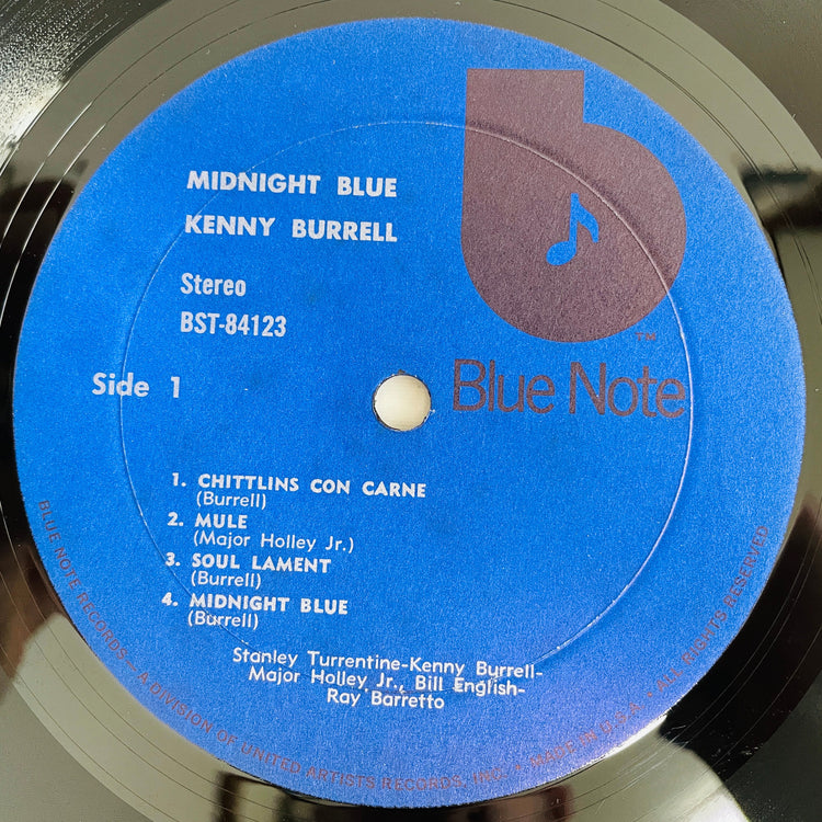 Kenny Burrell - Midnight Blue (Black B Labels) - Portal Records
