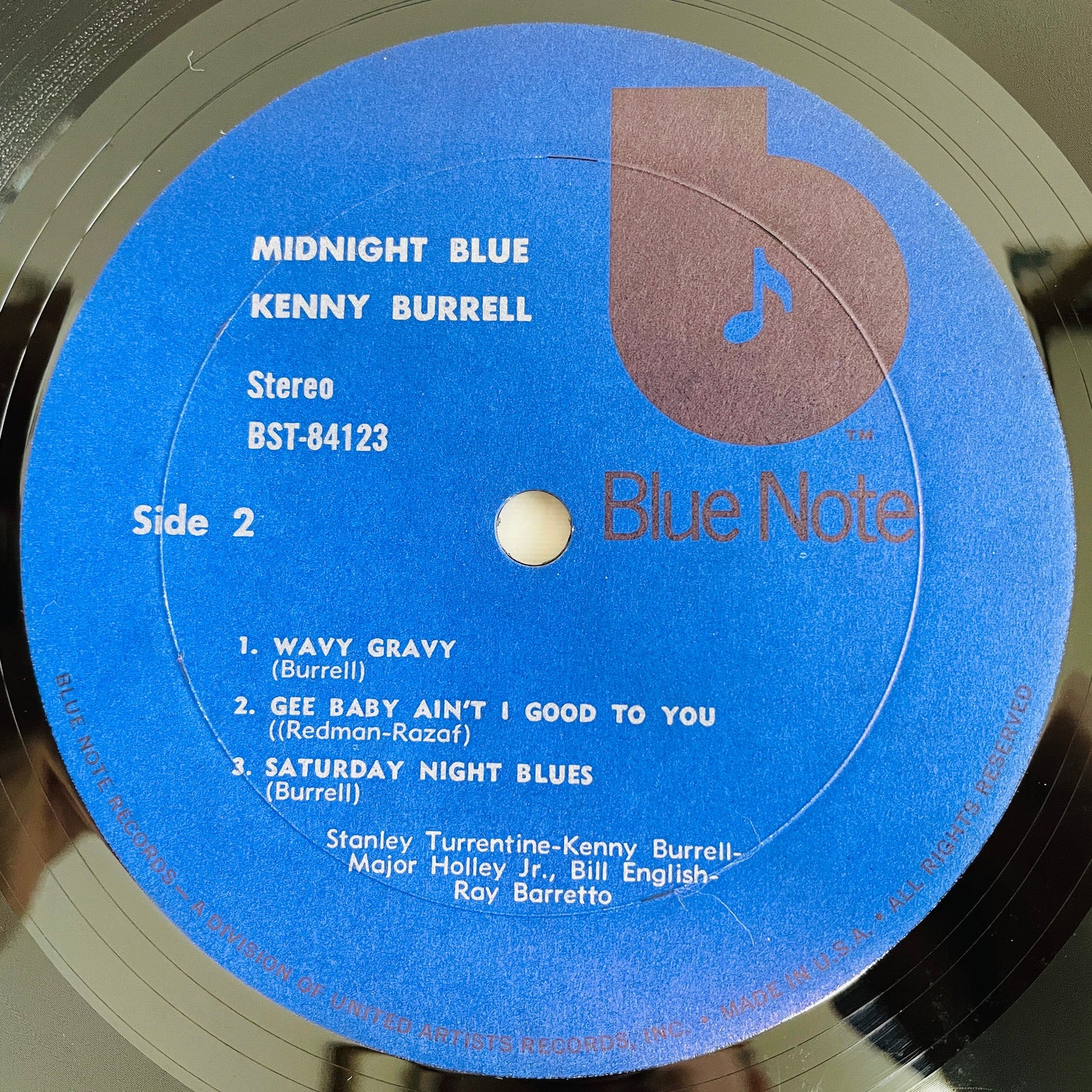 Kenny Burrell - Midnight Blue (Black B Labels)