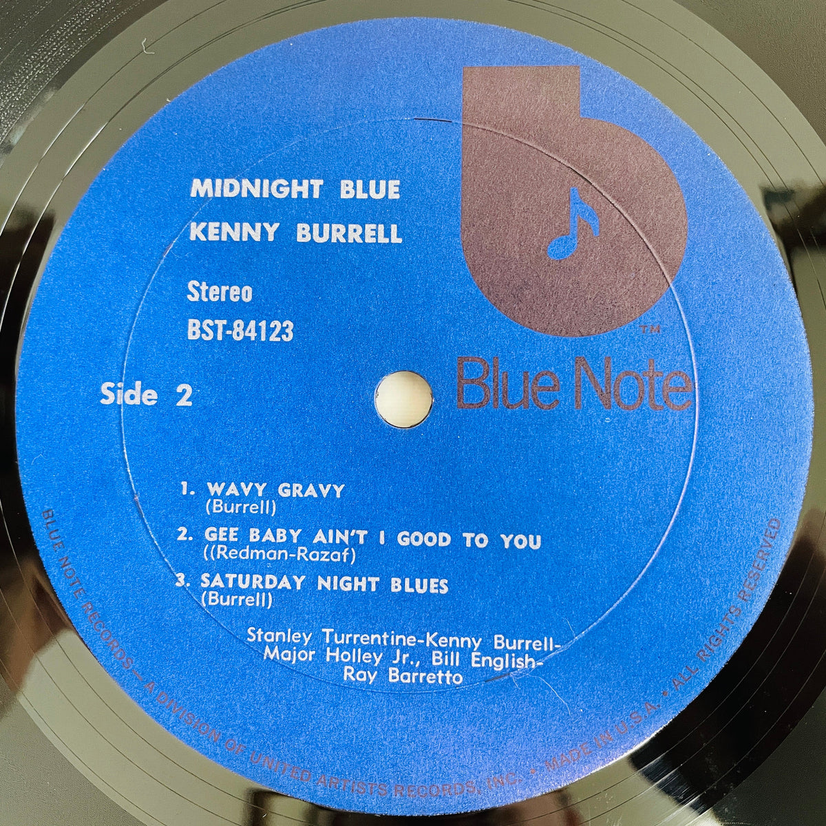 Kenny Burrell - Midnight Blue (Black B Labels) - Portal Records