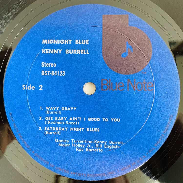 Kenny Burrell - Midnight Blue (Black B Labels) - Portal Records
