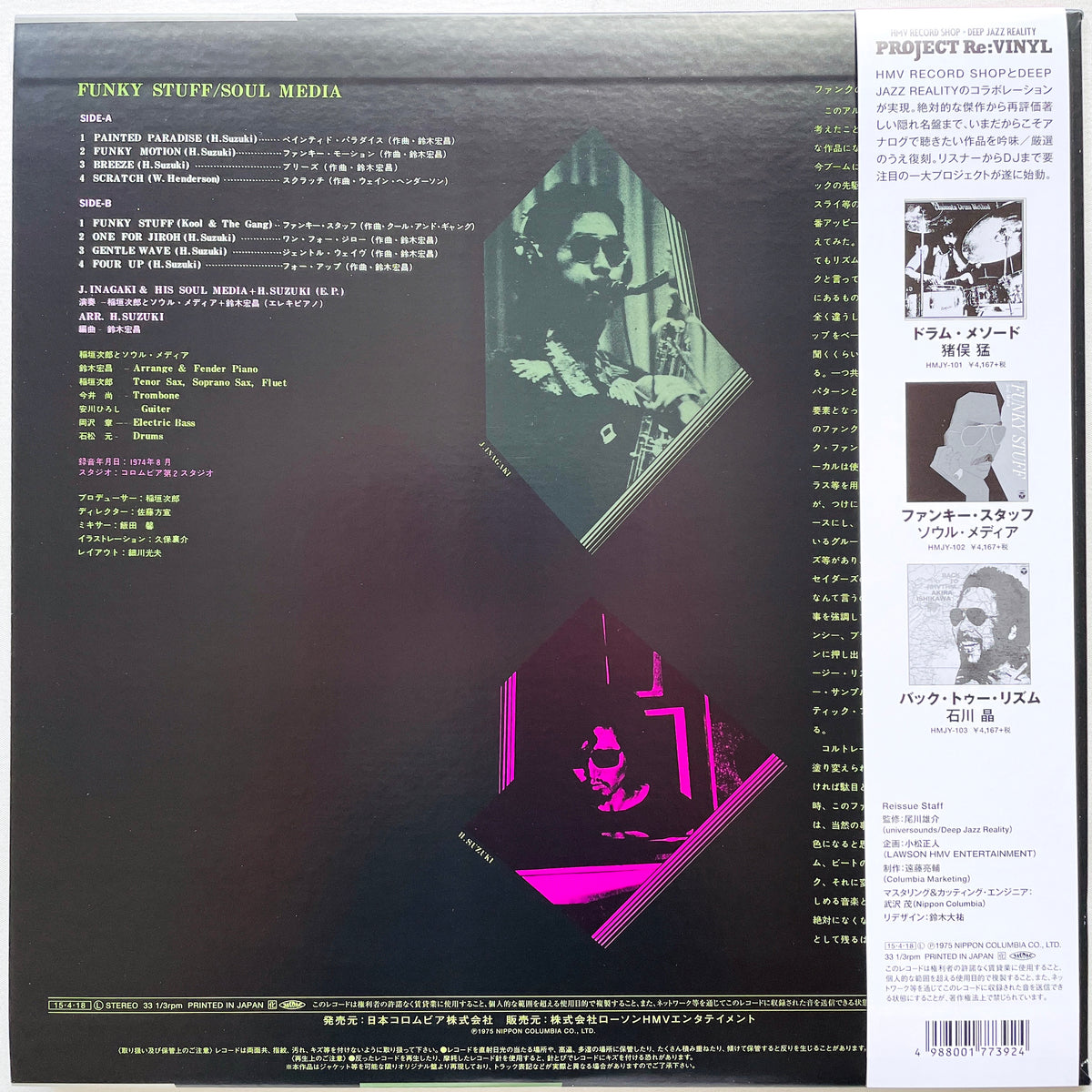 Portal Records Jiro Inagaki And The Soul Media - Funky Stuff (Reissue) – Portal Records