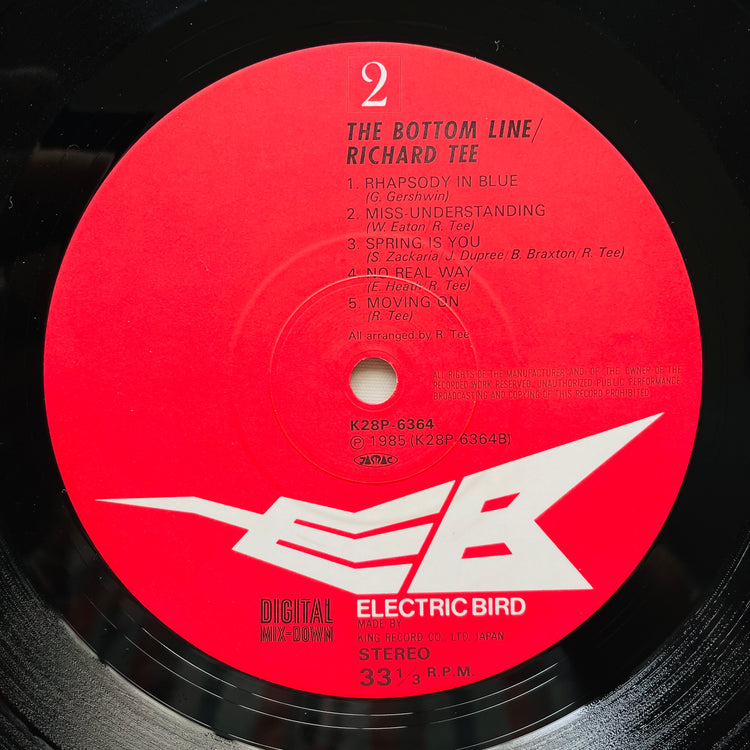 Richard Tee – The Bottom Line (Original) - Portal Records