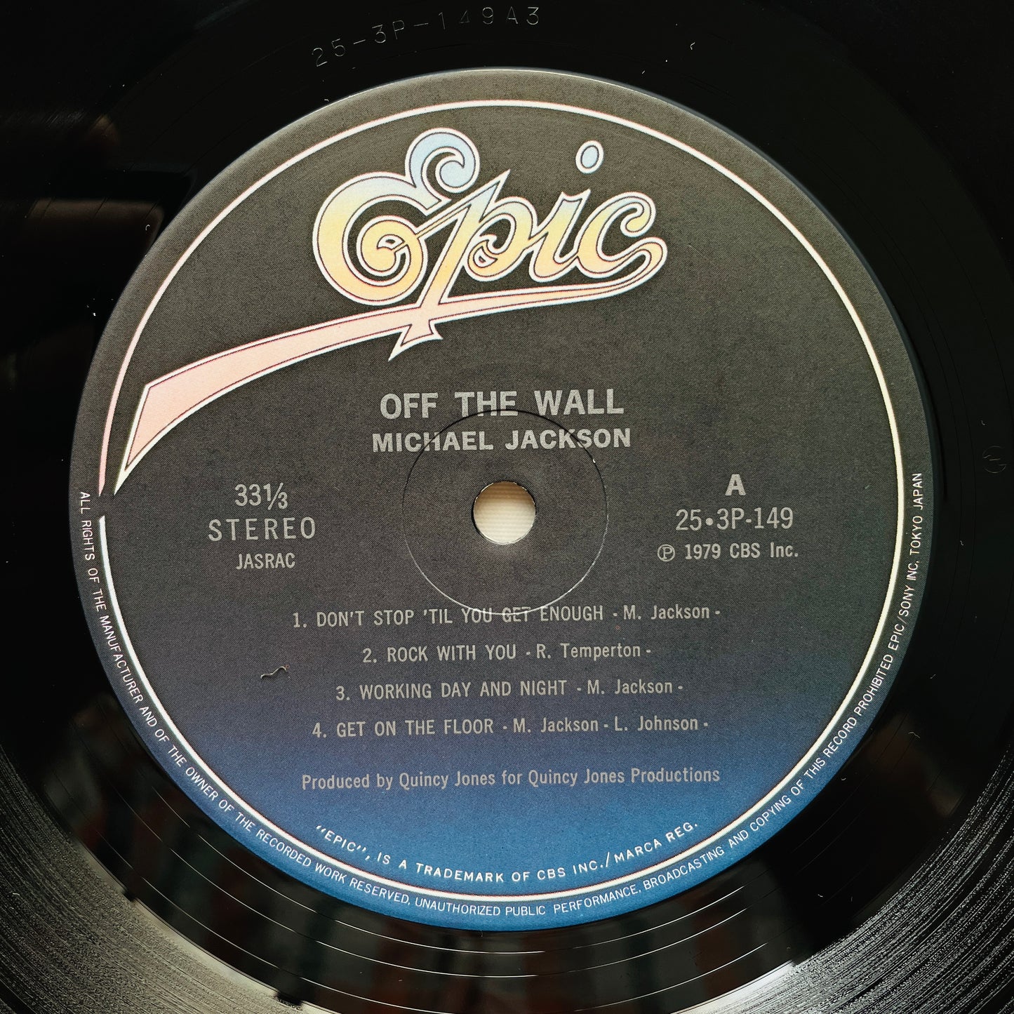 Michael Jackson – Off The Wall (Japanese Pressing)