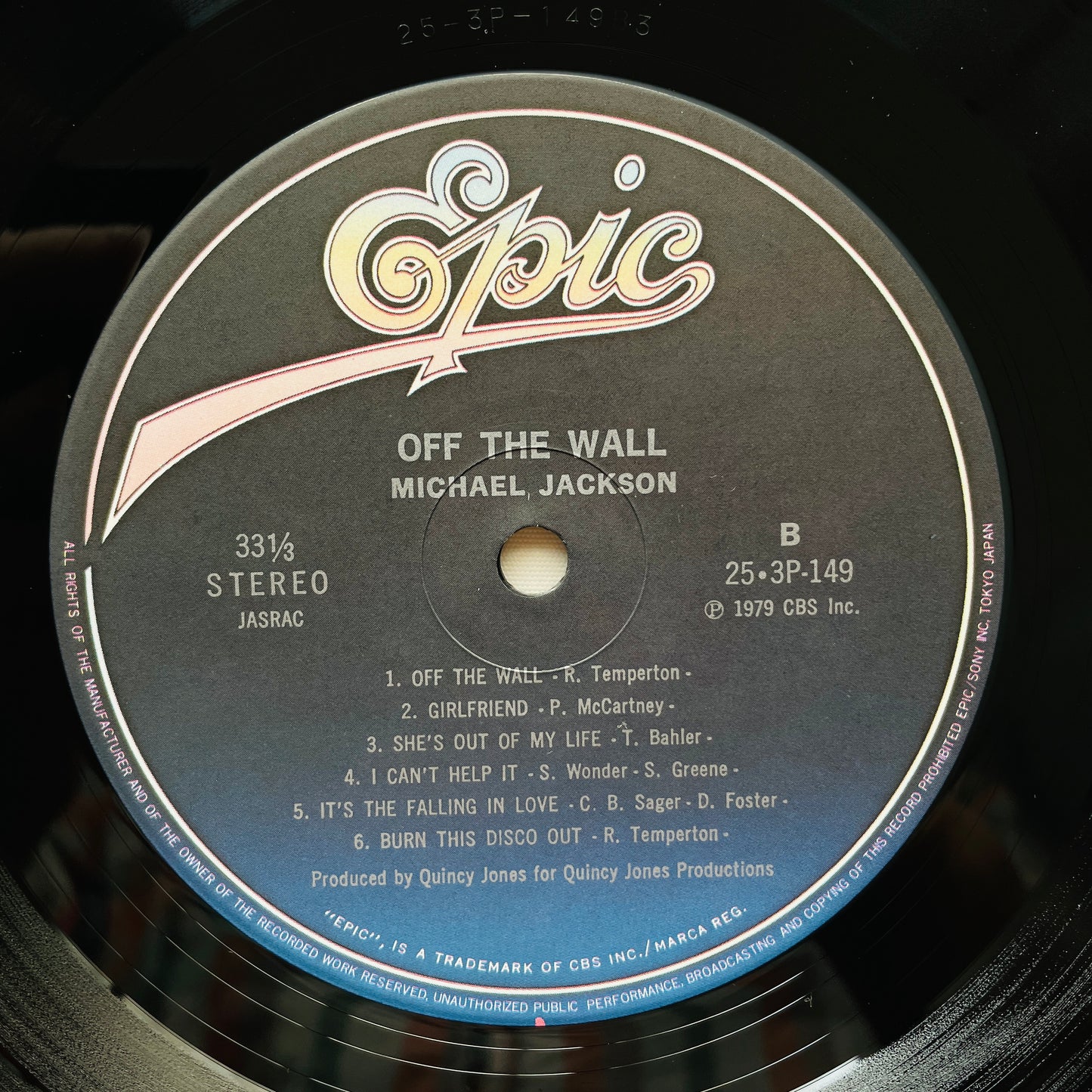 Michael Jackson – Off The Wall (Japanese Pressing)