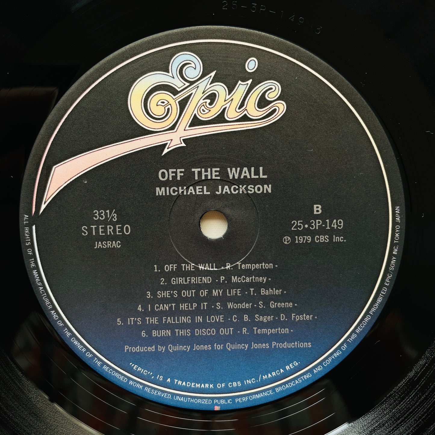 Michael Jackson – Off The Wall (Japanese Pressing)