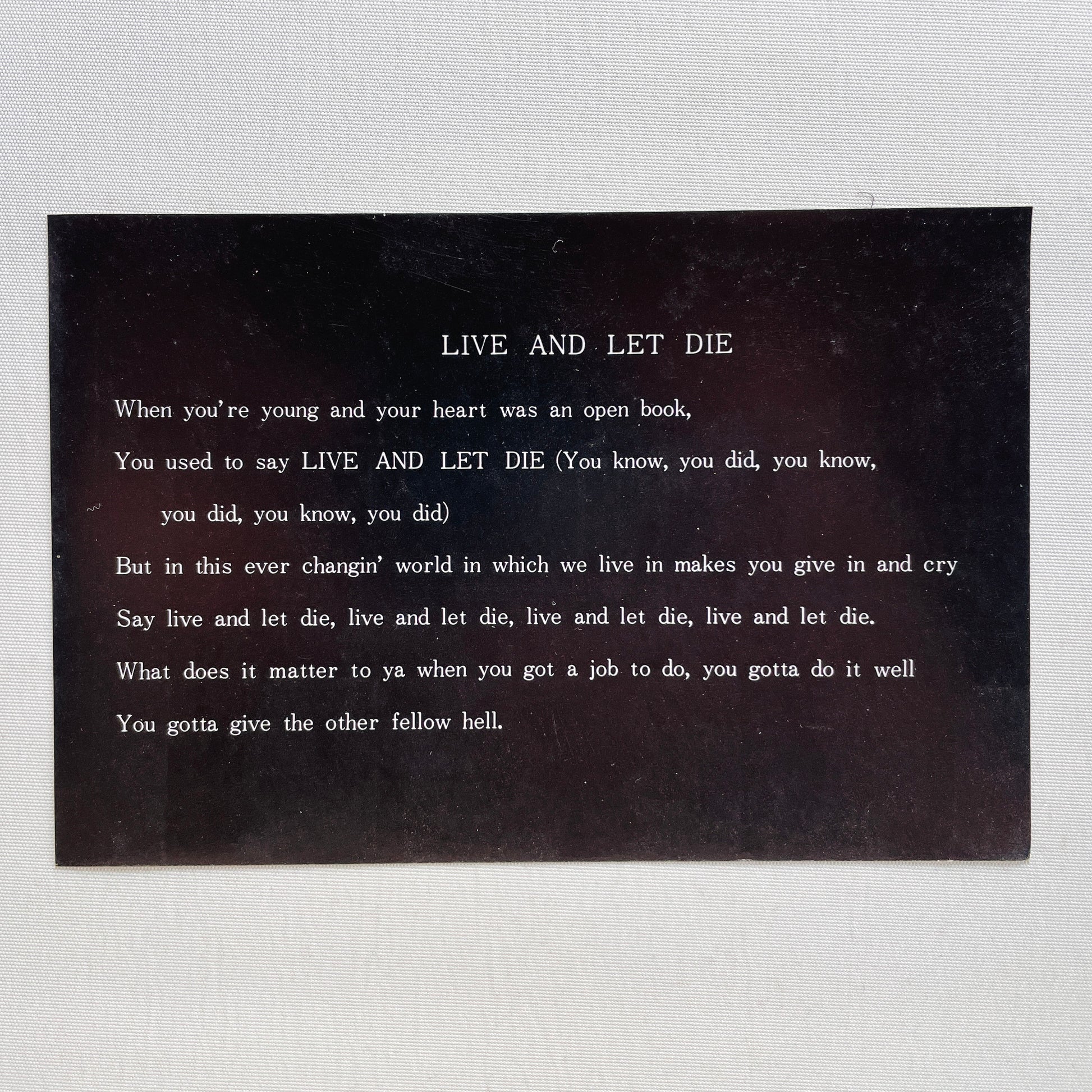 V.A. - 007 Live And Let Die (Japanese Pressing) - Portal Records