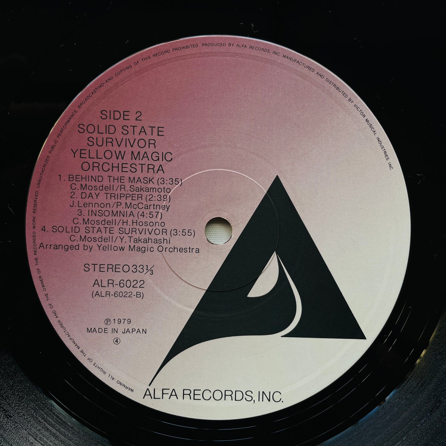 Yellow Magic Orchestra - Solid State Survivor (Gradation Labels)