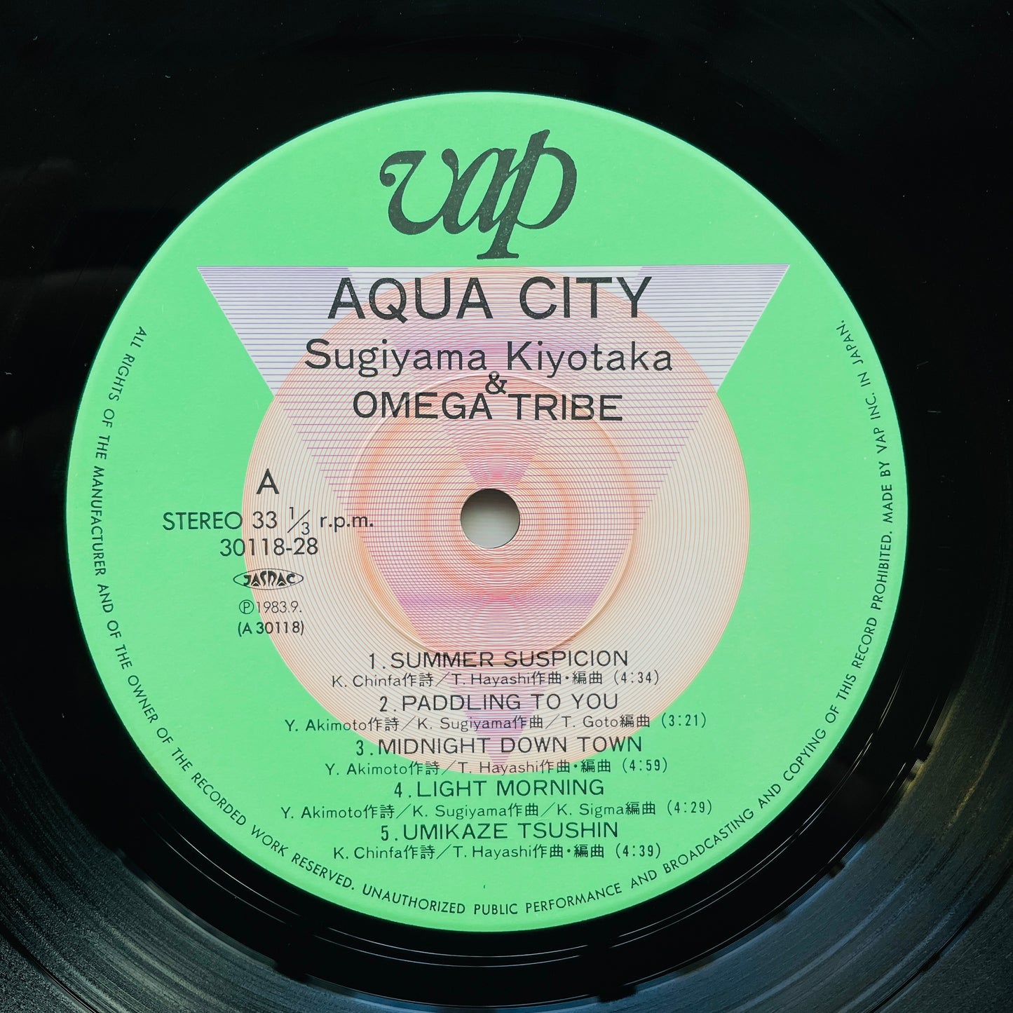 S.Kiyotaka & Omega Tribe - Aqua City (Small Logo)