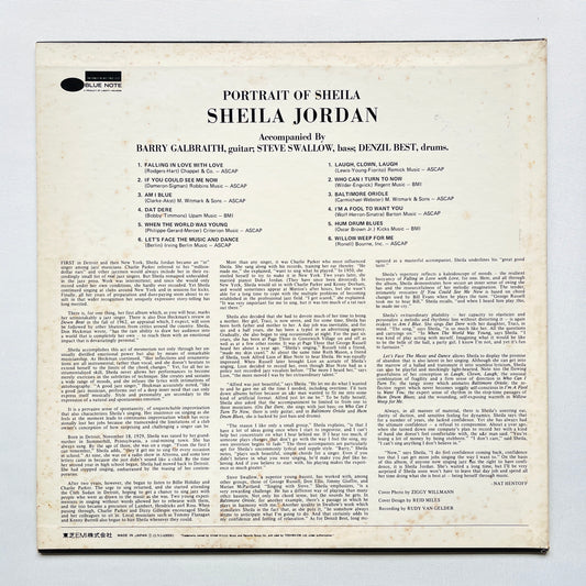 Sheila Jordan – Portrait Of Sheila (Japanese Pressing, Promo)