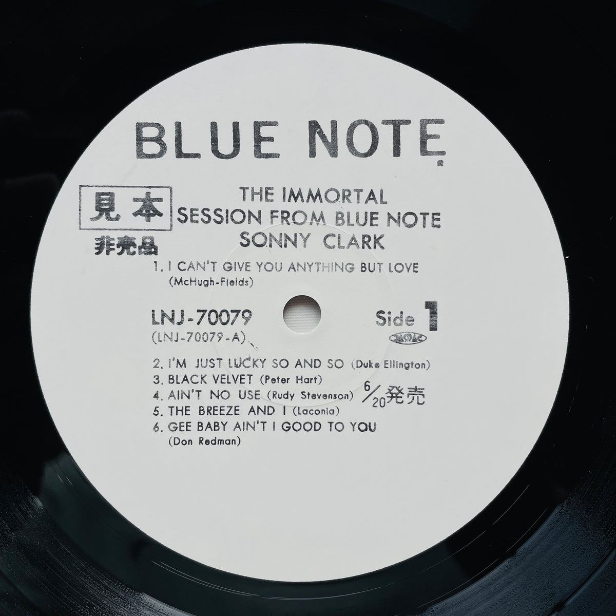 Sonny Clark, Wynton Kelly – The Immortal Session From Blue Note (Japanese Pressing, Mono, Promo)
