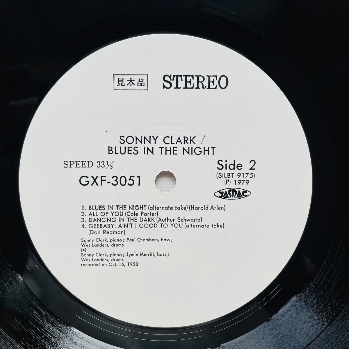 Sonny Clark – Blues In The Night (Original, Promo)